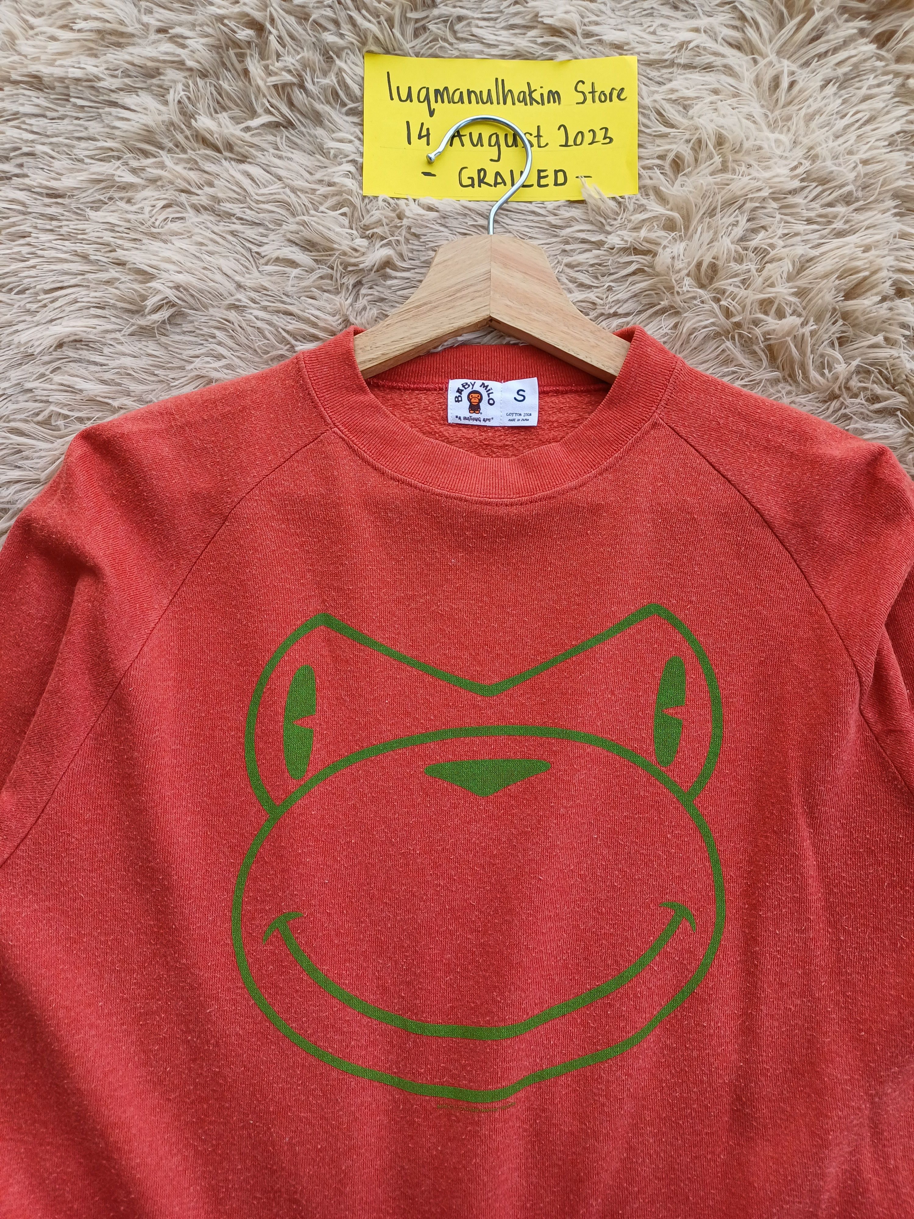 Bape Vintage Baby Milo Crewneck Size US S / EU 44-46 / 1 - 4 Thumbnail