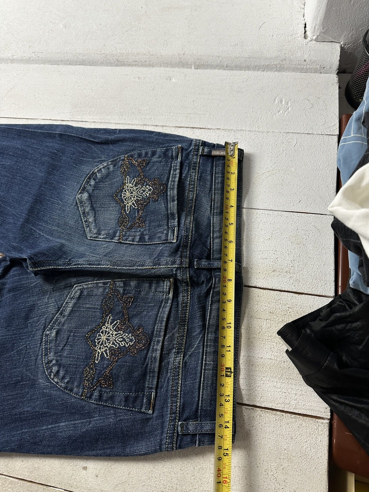 Diesel 🚨Gothic Diesel Regular Slim relax Flared Jeans Womens Size 28" / US 6 / IT 42 - 13 Thumbnail