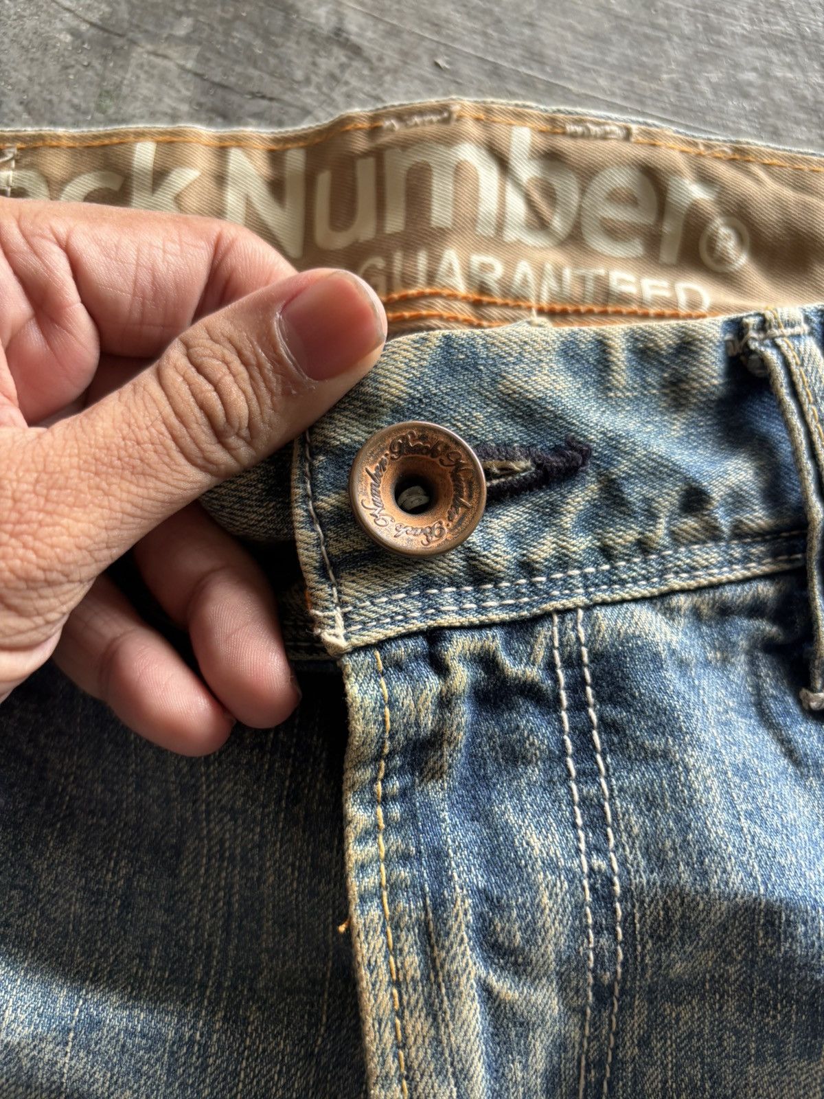 Hysteric Glamour Sick twist rusty denim backnumber japanese jeans punk grunge Size US 35 - 3 Thumbnail