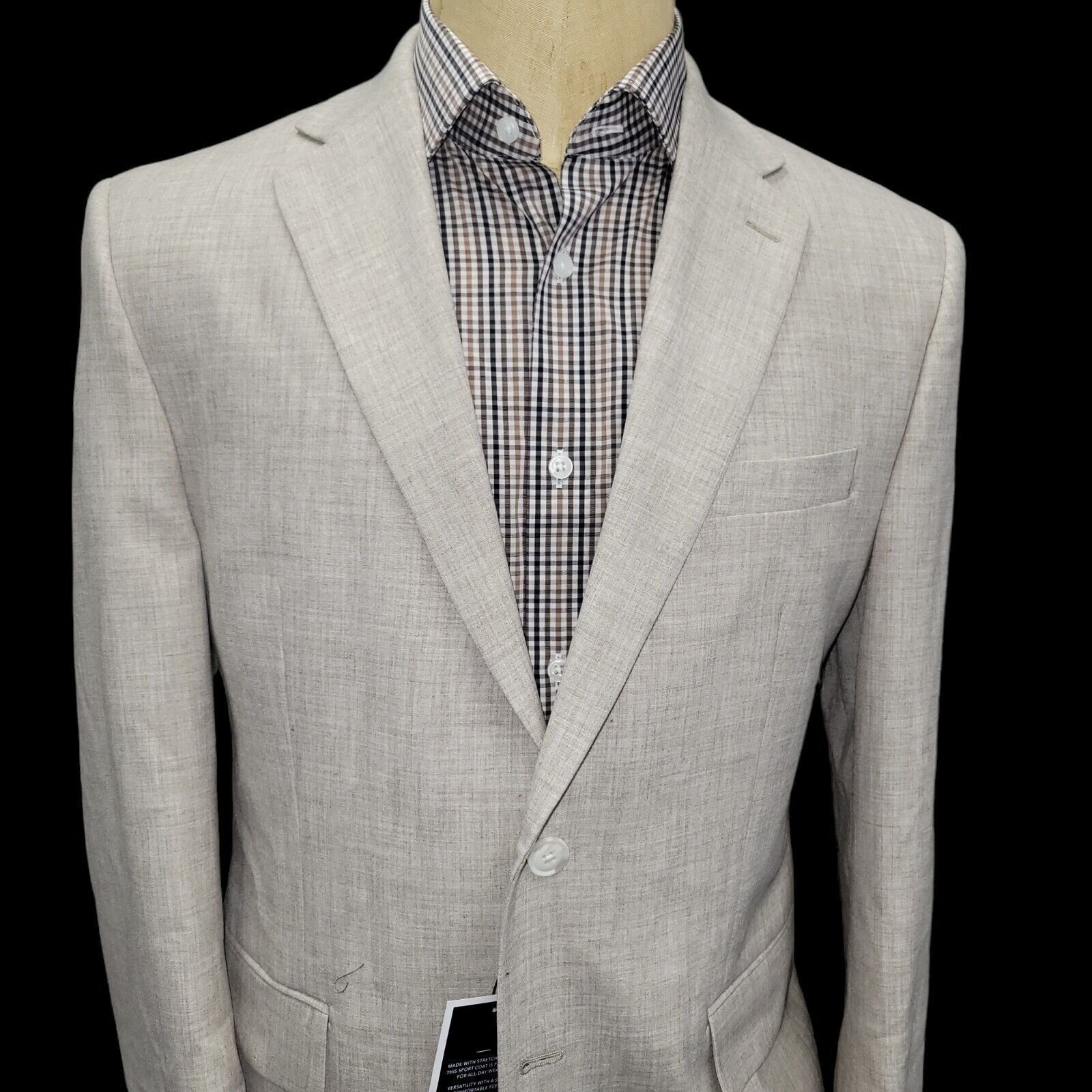 Club Room Men's Clubroom Classic Fit Sport. Size 40 Short. NWT $295 Size 40S - 4 Thumbnail