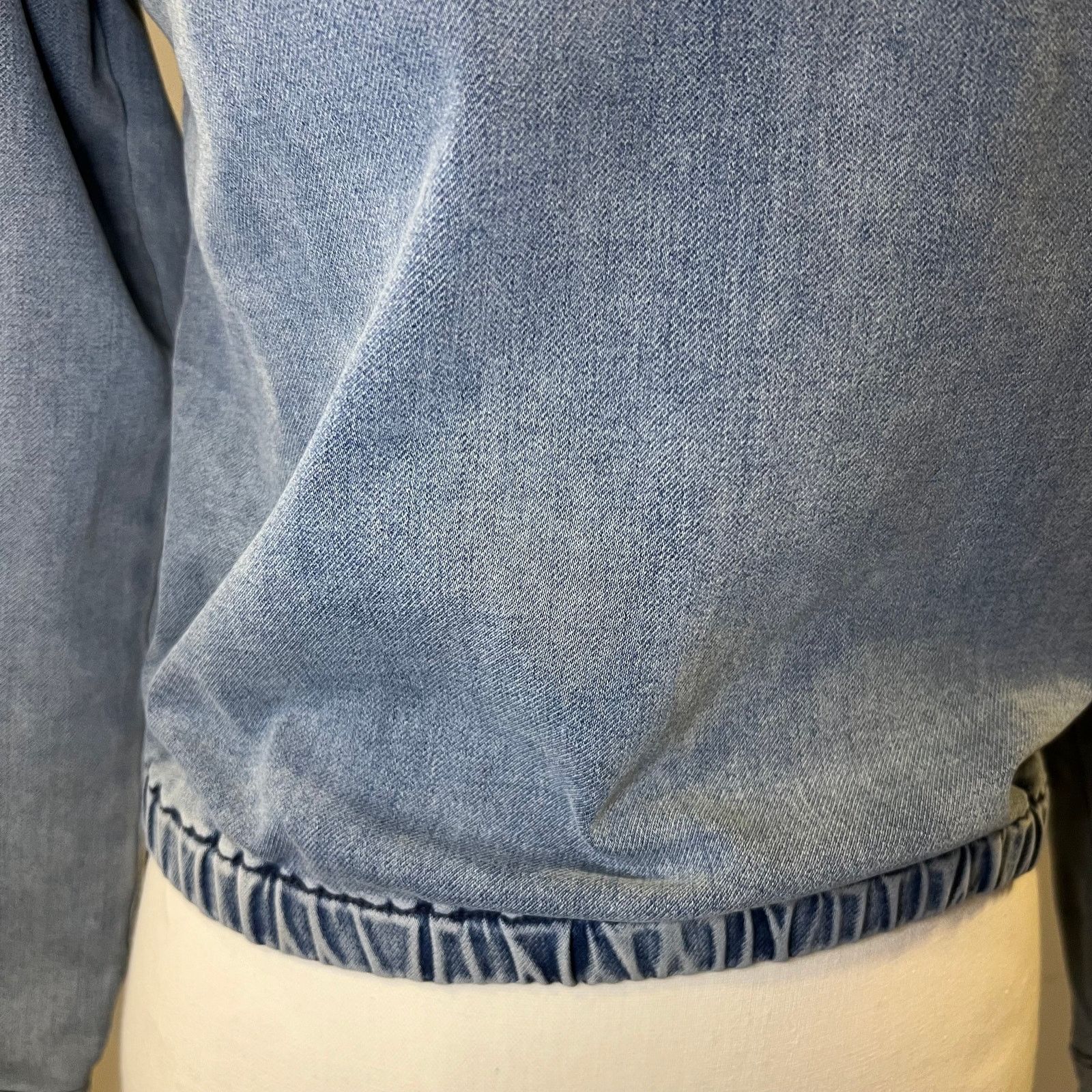 Frame Frame Women's Denim Cropped Hoodie Size S Size S / US 4 / IT 40 - 5 Thumbnail