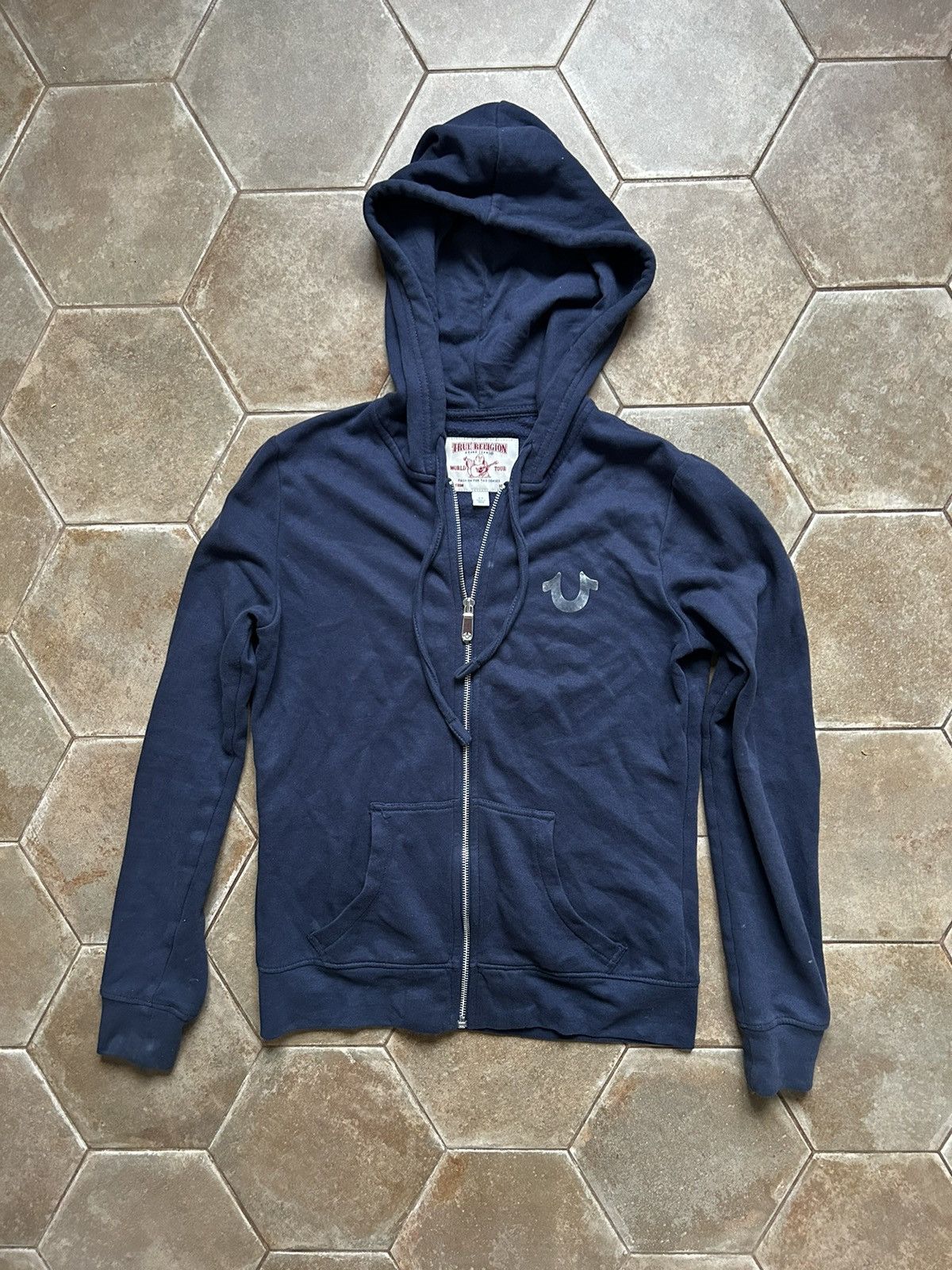 True Religion × Vintage TRU RELIGION HOODIE JACKET Size S / US 4 / IT 40 - 2 Thumbnail