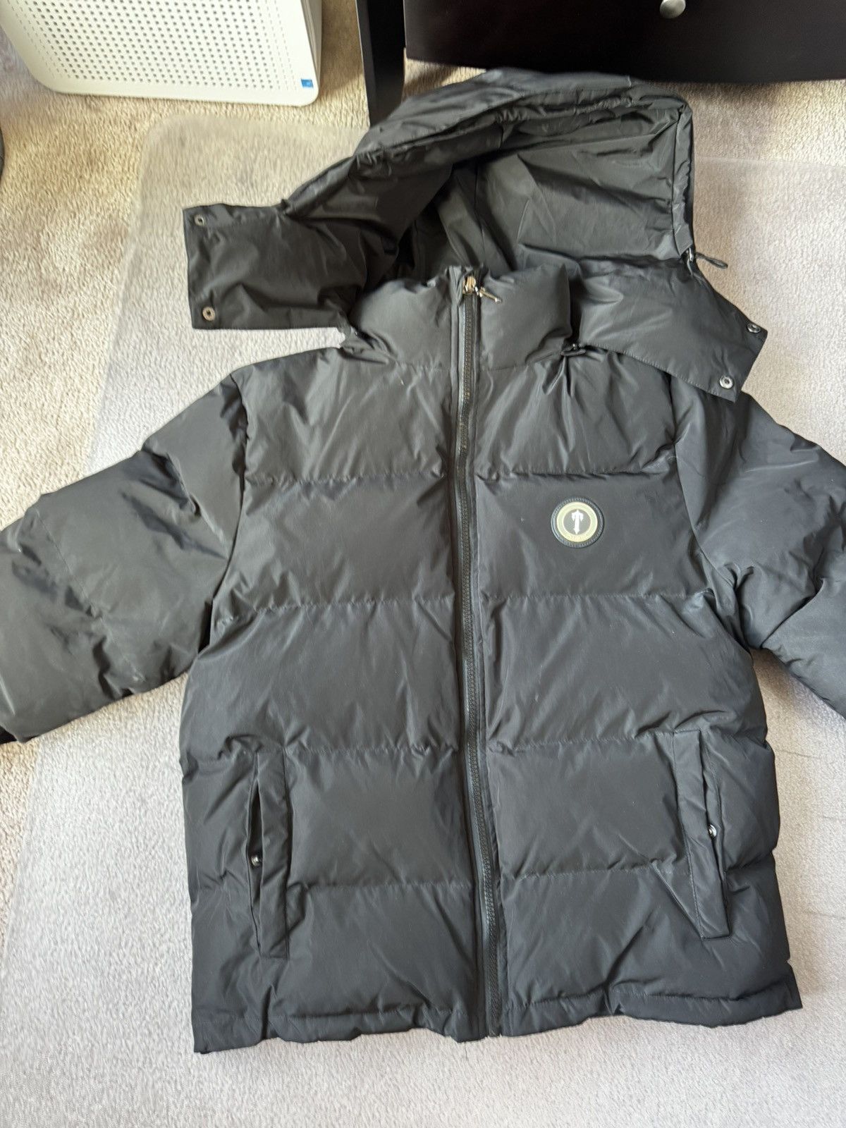 Trapstar Irongate Black Puffer Jacket