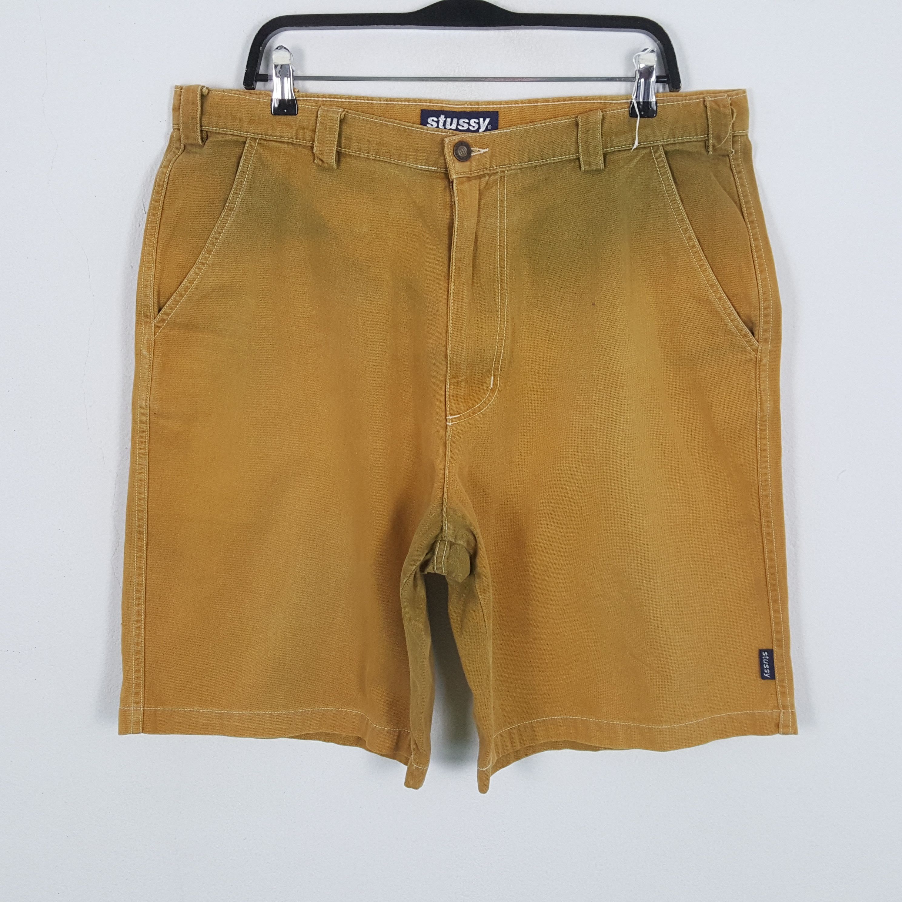 Stussy × Vintage STUSSY Streetwear Style Custom Art Short Pants Size US 37 - 3 Thumbnail