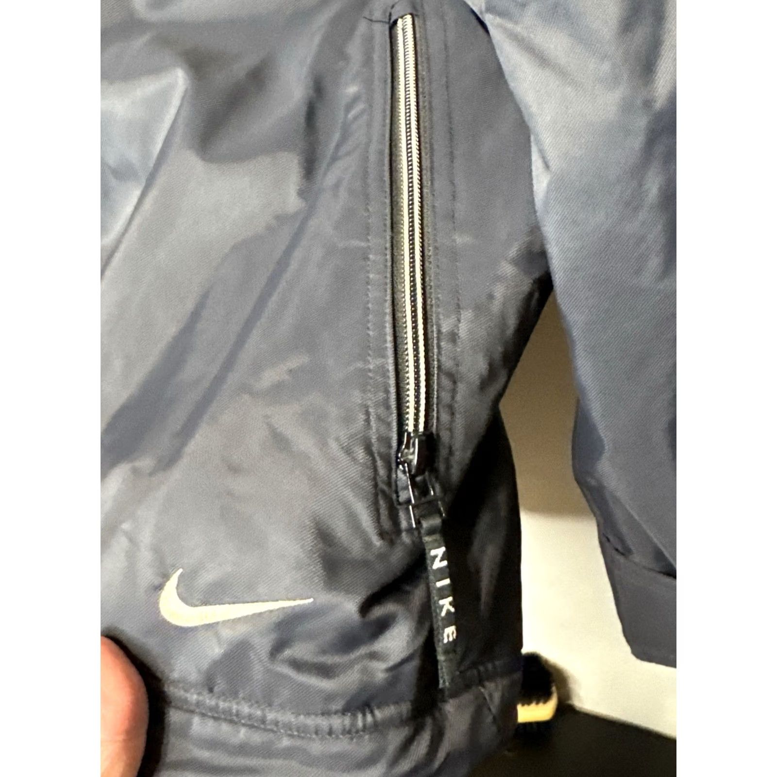 Nike VINTAGE Nike Jacket Fleece Lined Navy Full Zip XL Mens 80s 90s Y2K Size US XL / EU 56 / 4 - 5 Thumbnail