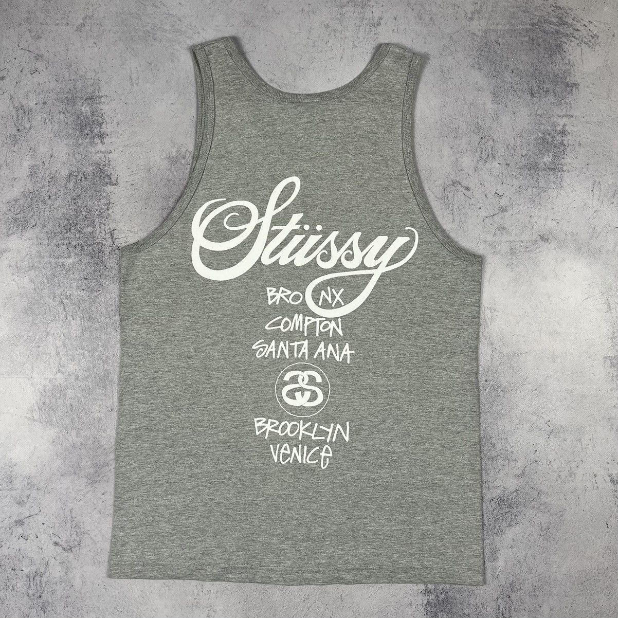 Stussy Vintage Stussy big logo y2k graffiti tank top 00’s Size US S / EU 44-46 / 1 - 7 Thumbnail