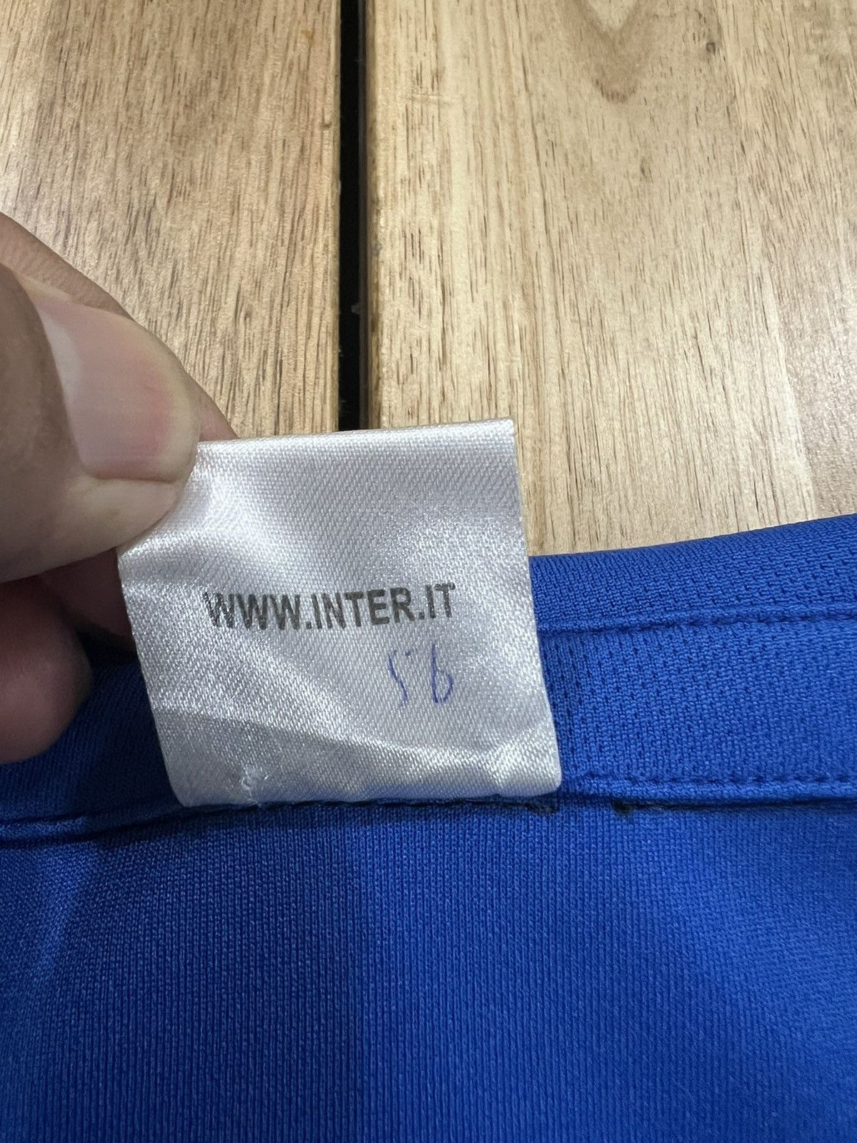 Vintage Inter Milan FC Bootleg Jersey #34 Size US XL / EU 56 / 4 - 7 Thumbnail