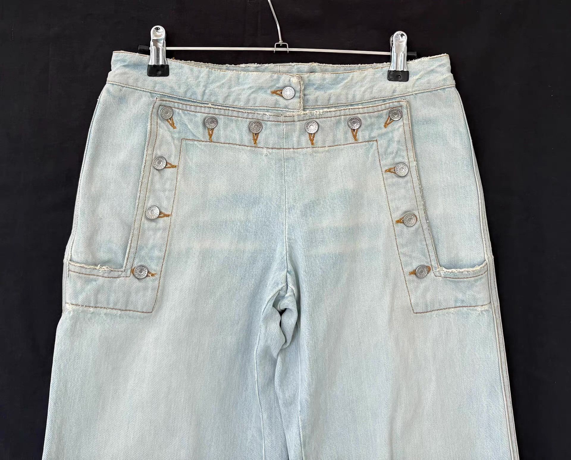 Dolce & Gabbana Dolce & Gabbana 2003SS Wide-Leg Jeans。Ｑ21 Size 38" / US 16 / IT 52 - 7 Thumbnail