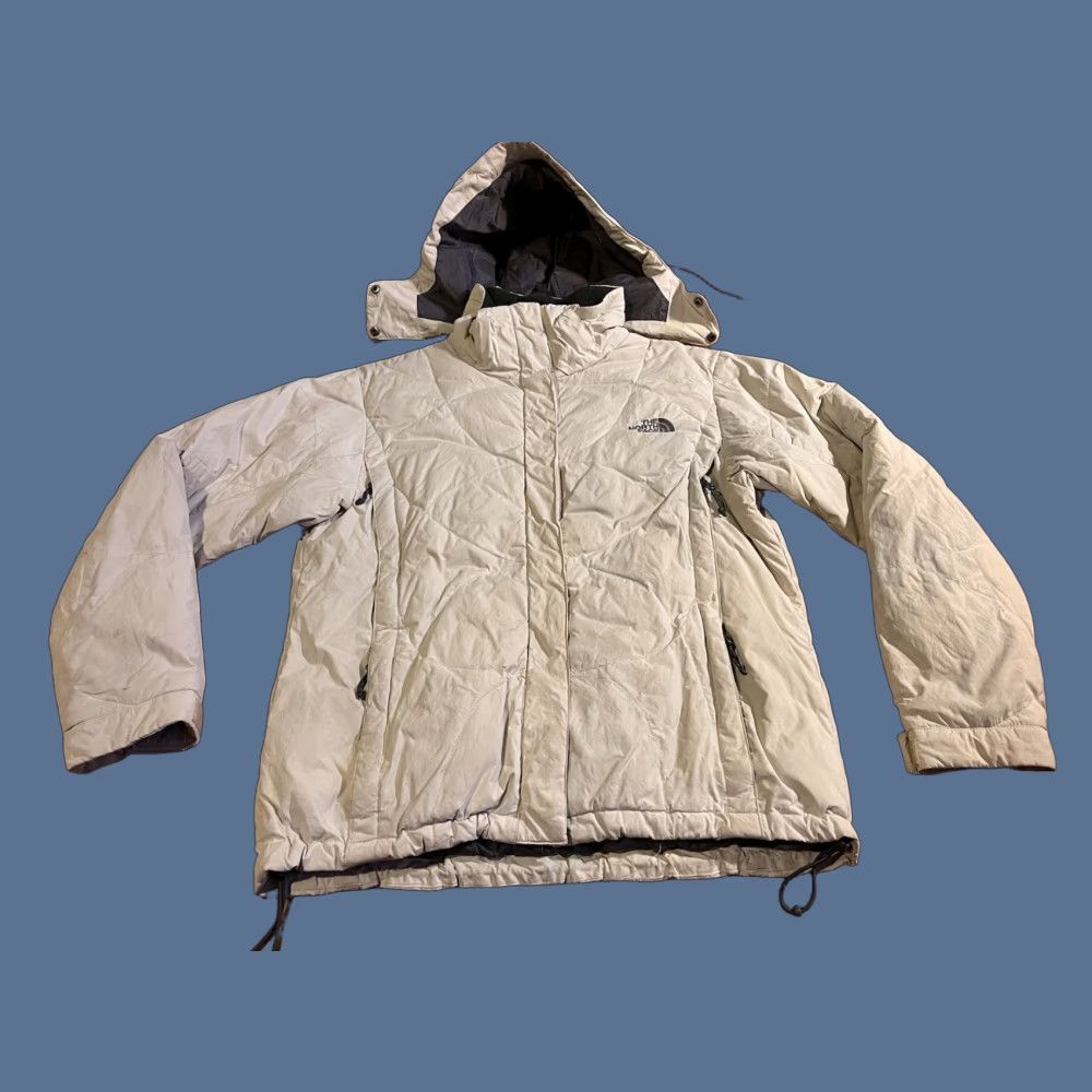 The North Face The North Face 600 Series Alis Quilted Puffer Coat Women's Large White Size L / US 10 / IT 46 - 1 Thumbnail
