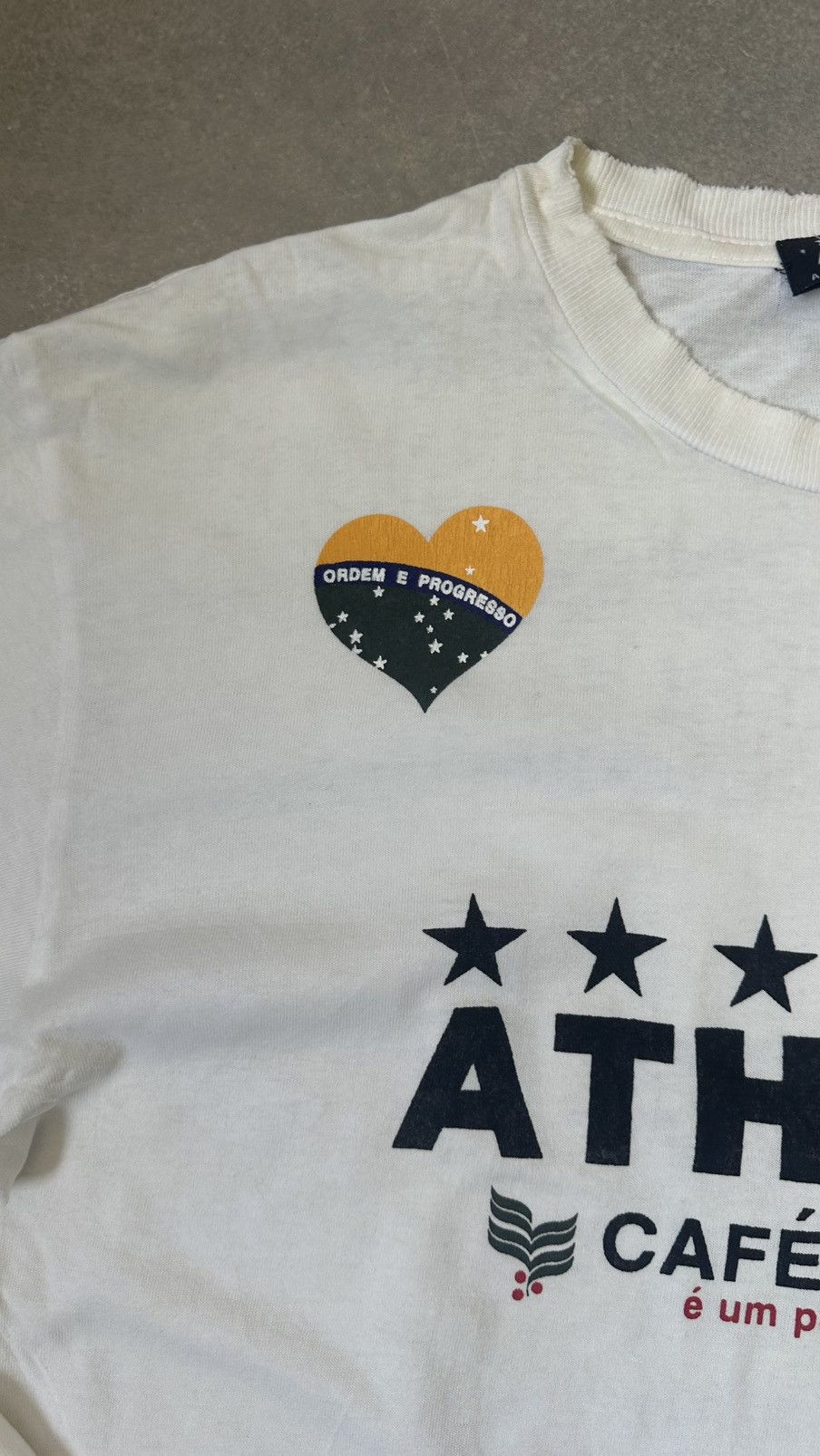 Vintage VINTAGE ATHLETA CAFE DO BRASIL LONG SLEEVE TEE Size US L / EU 52-54 / 3 - 4 Thumbnail