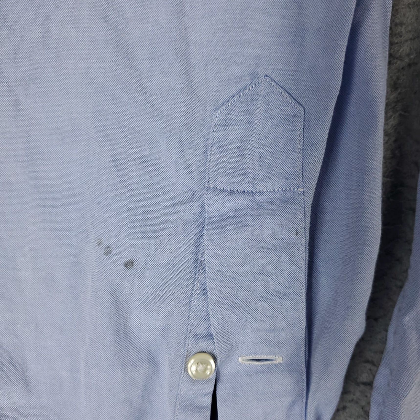 Ralph Lauren Ralph Lauren Dress Shirt Mens Size 16.5 Blue Long Sleeve Button Up Classic Regular Fit Size 42R - 5 Thumbnail
