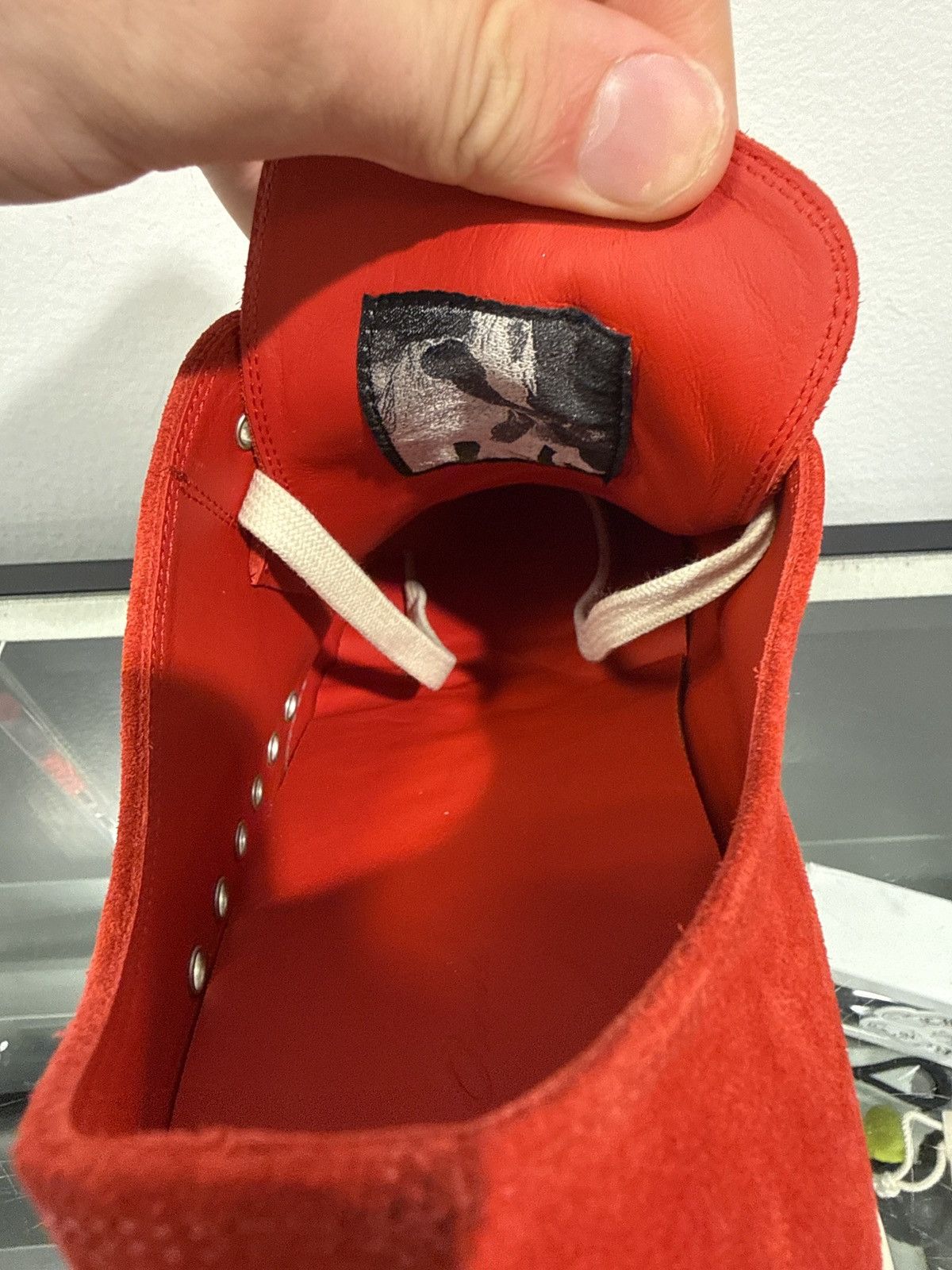 Rick Owens Rick Owens Extreme Low Sneaks Temple SS26 Carnelian Milk Size US 14 / EU 47 - 4 Thumbnail