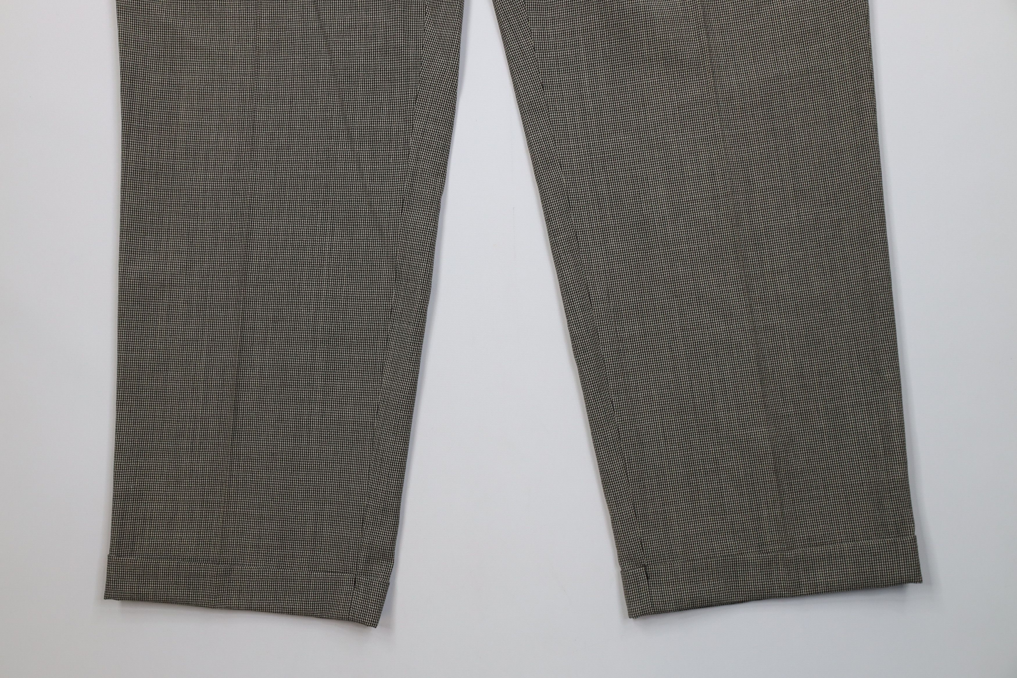 Vintage Vintage 90s Streetwear Wide Leg Chino Pants Houndstooth Size US 40 / EU 56 - 4 Thumbnail