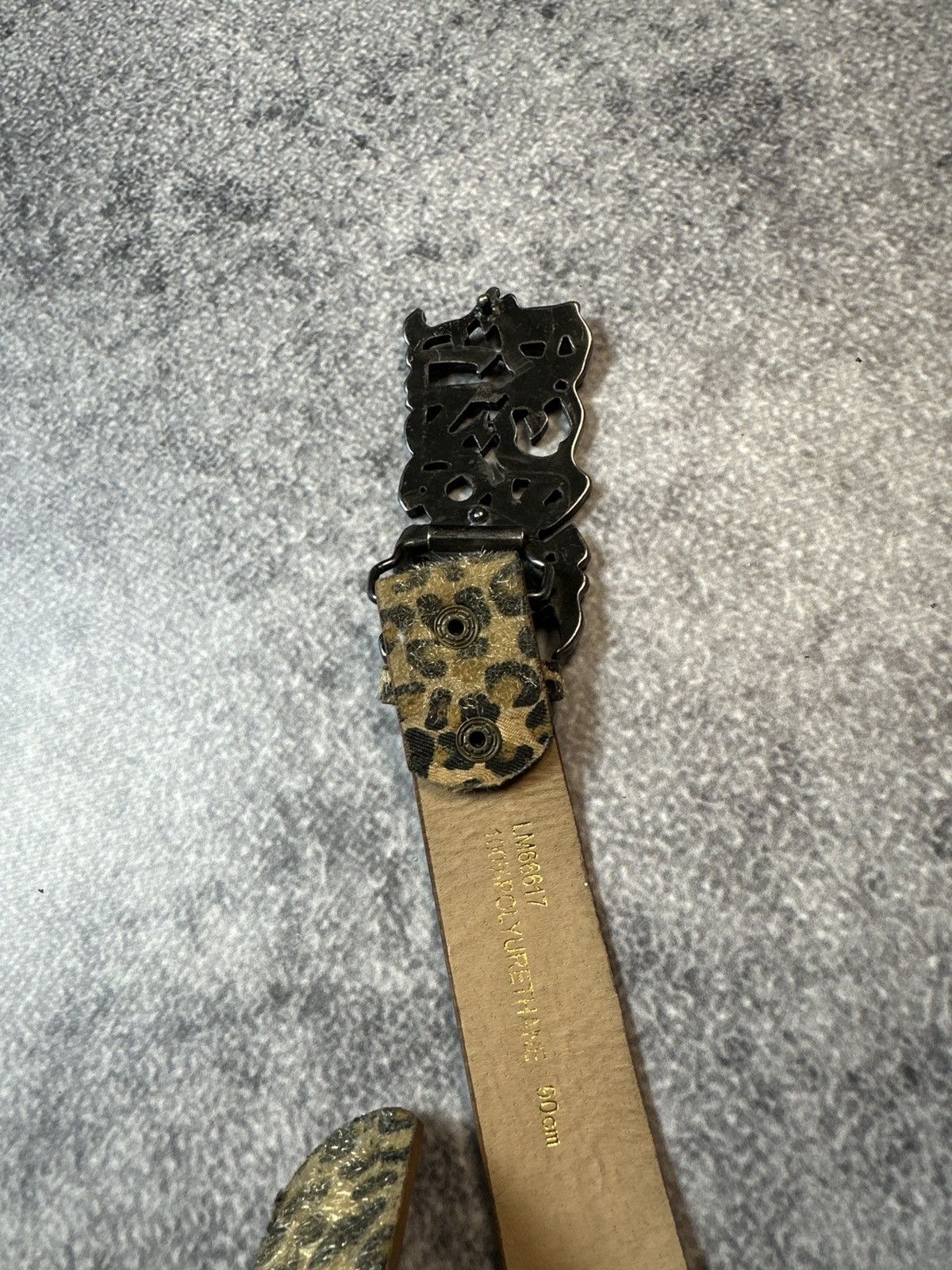 Other Angel Dedal Logo Leopard Belts Streetwear Avant Garde Style Size ONE SIZE - 3 Thumbnail