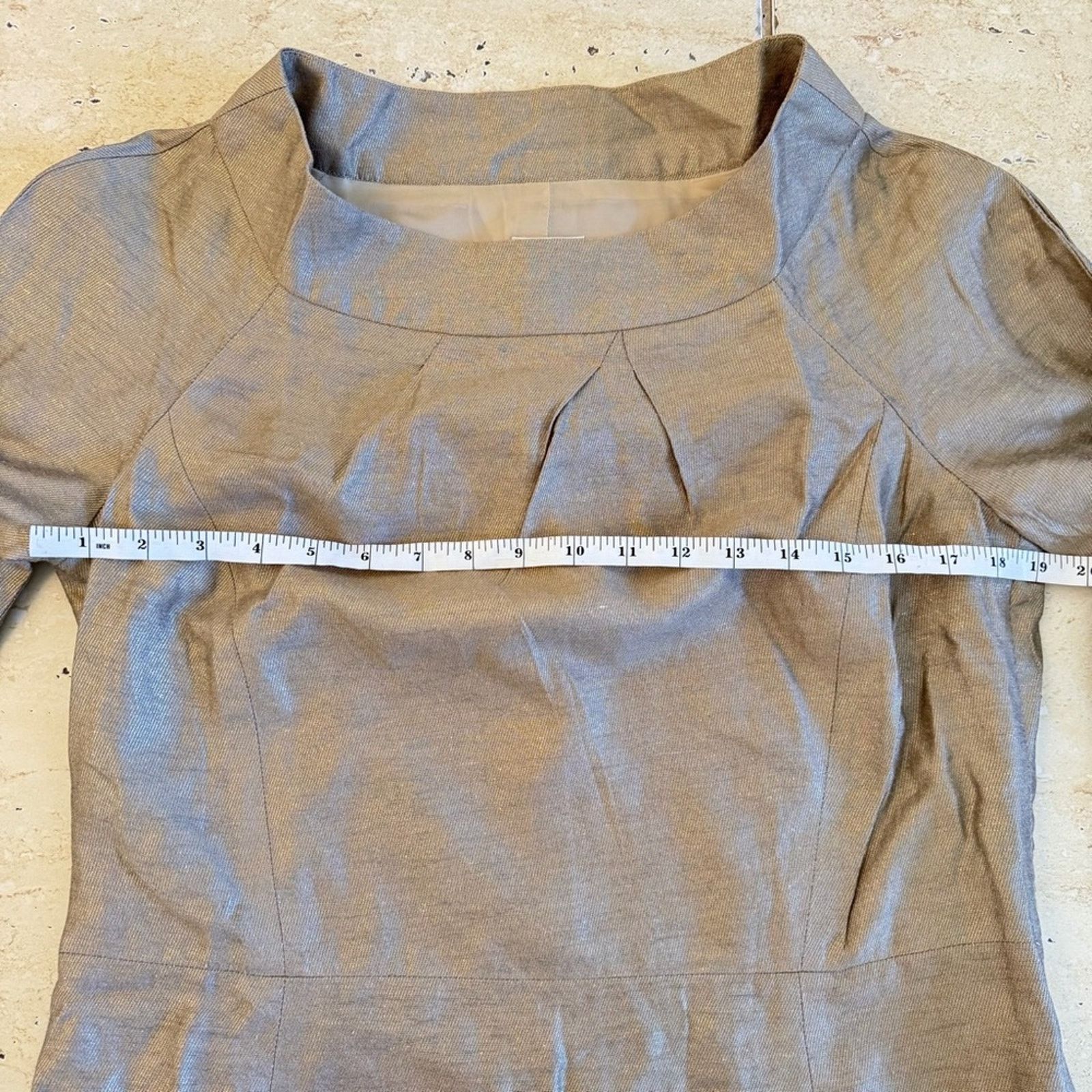 La Fam Amsterdam PAUW Amsterdam Shimmering Tan Top, Size 4 Size S / US 4 / IT 40 - 9 Thumbnail