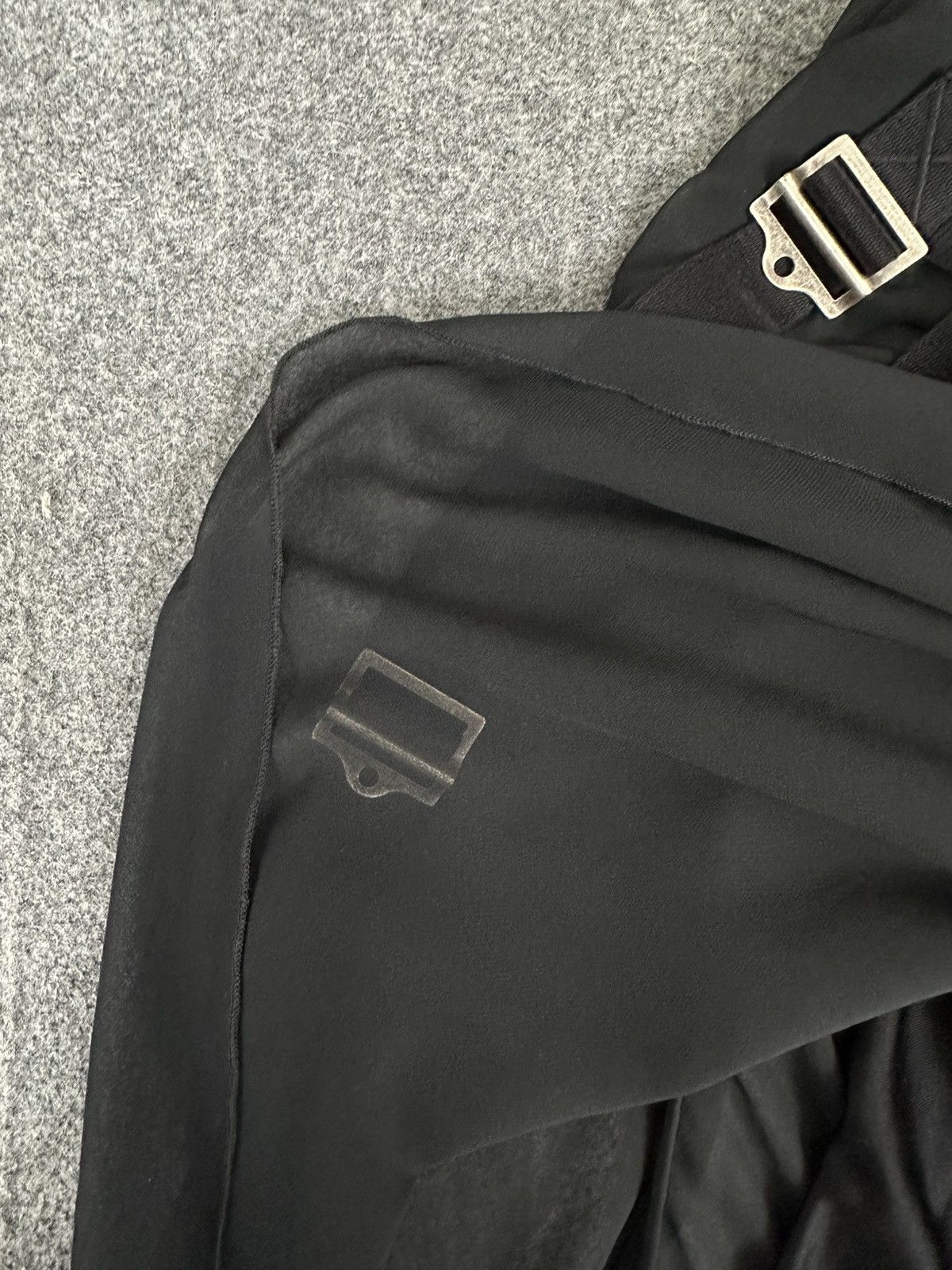 Diesel Diesel - Bondage Belted Two Layer Polyester Midi Skirt Size 34" / US 12 / IT 48 - 9 Thumbnail