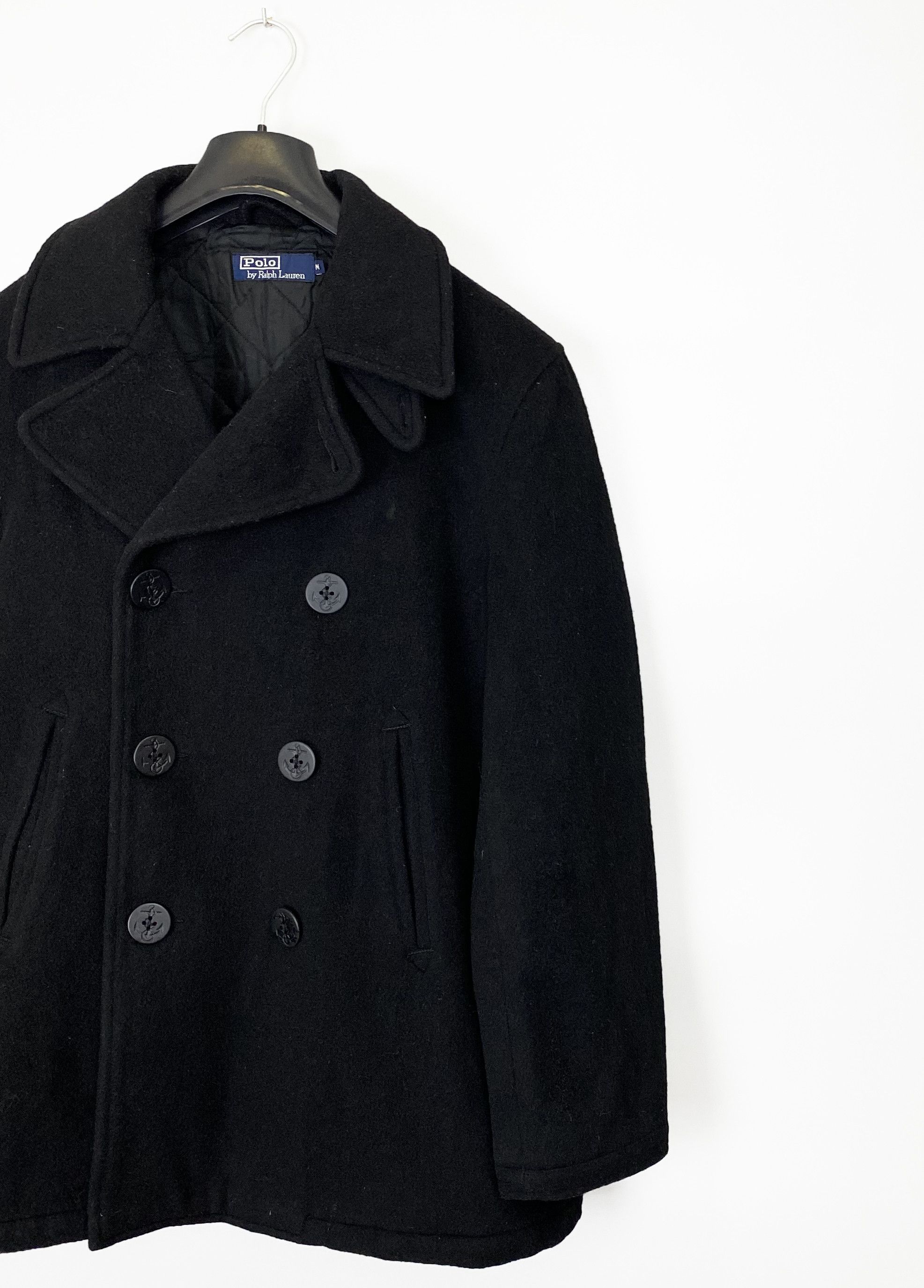 Polo Ralph Lauren POLO RALPH LAUREN Wool Pea Coat Jacket Double Breasted Size US M / EU 48-50 / 2 - 3 Thumbnail
