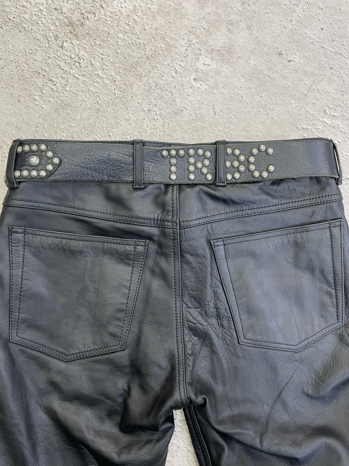 Japanese Brand Avant-garde Belt With Heavy Metal Chain Punk Emo Rock Goth Size ONE SIZE - 3 Thumbnail
