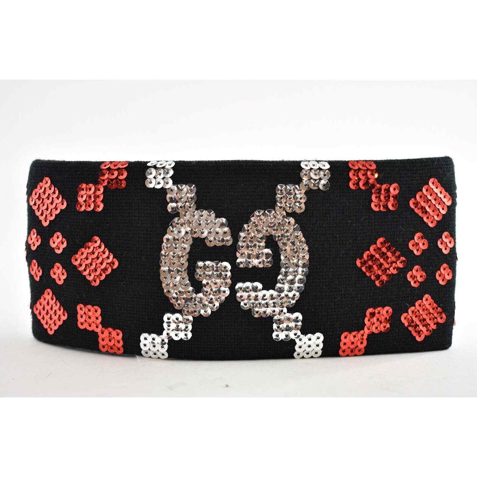 Gucci Gucci GG Logo Wool Stretchy Headband Hair Small 56cm Size ONE SIZE - 4 Thumbnail