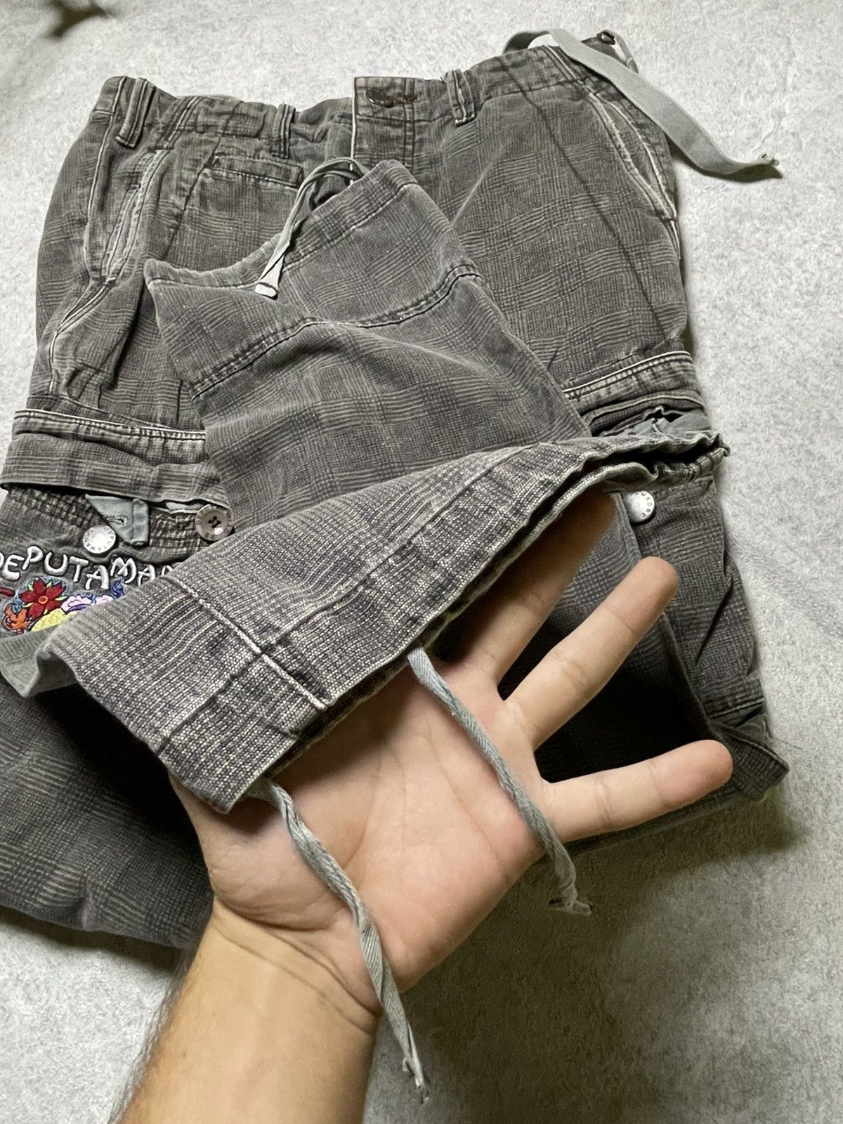 If Six Was Nine Skull DE PUTA MADRE Archive Denim Japan DPM69 Size US 30 / EU 46 - 9 Thumbnail