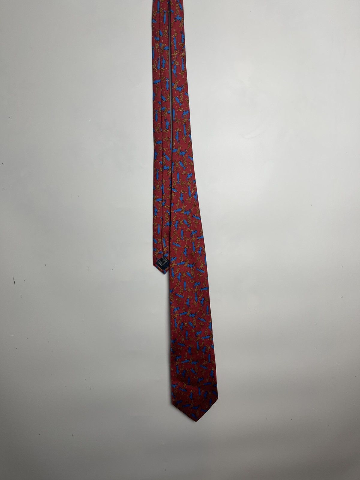 Balmain Balmain 100% Silk plaid pattern tie Size ONE SIZE - 1 Thumbnail