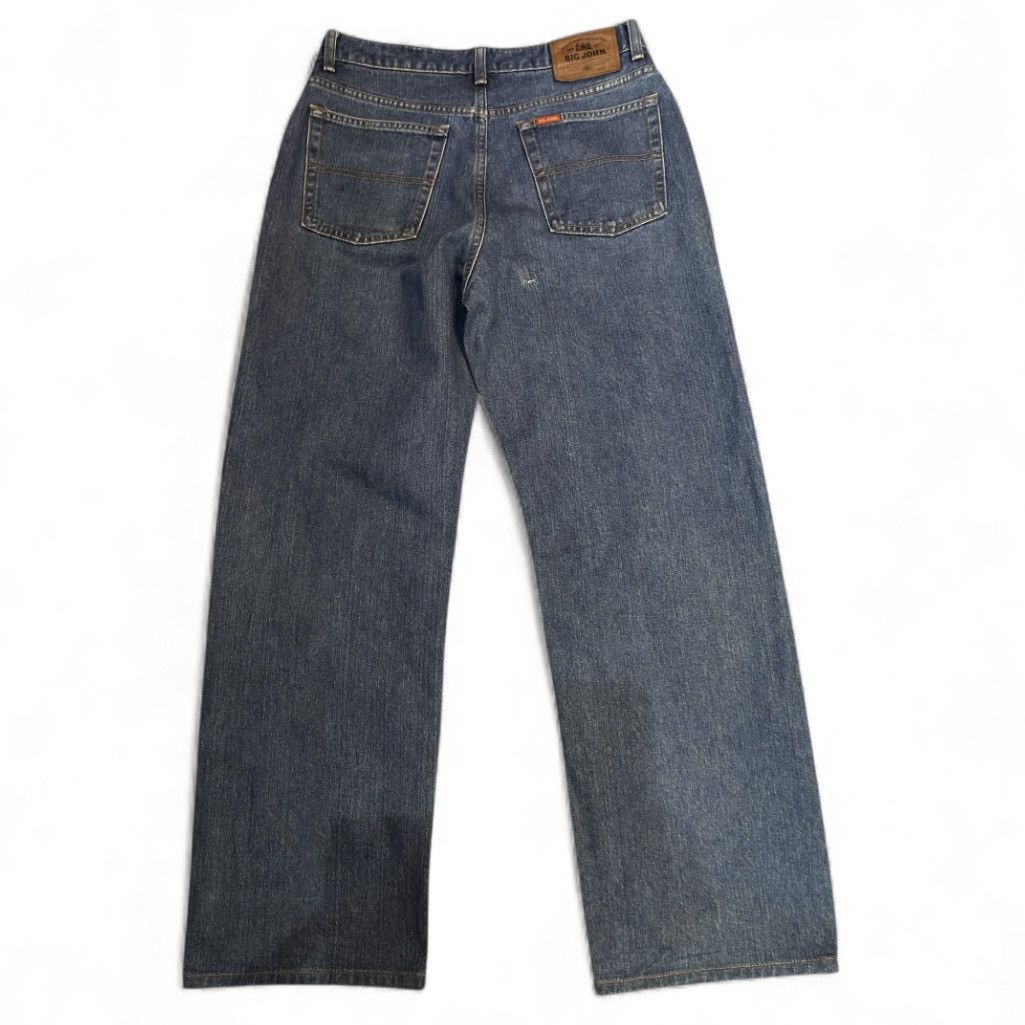 Japanese Brand 🔥🇯🇵 Vintage 90s Baggy Big John Y2K Style Denim Size US 32 / EU 48 - 2 Thumbnail