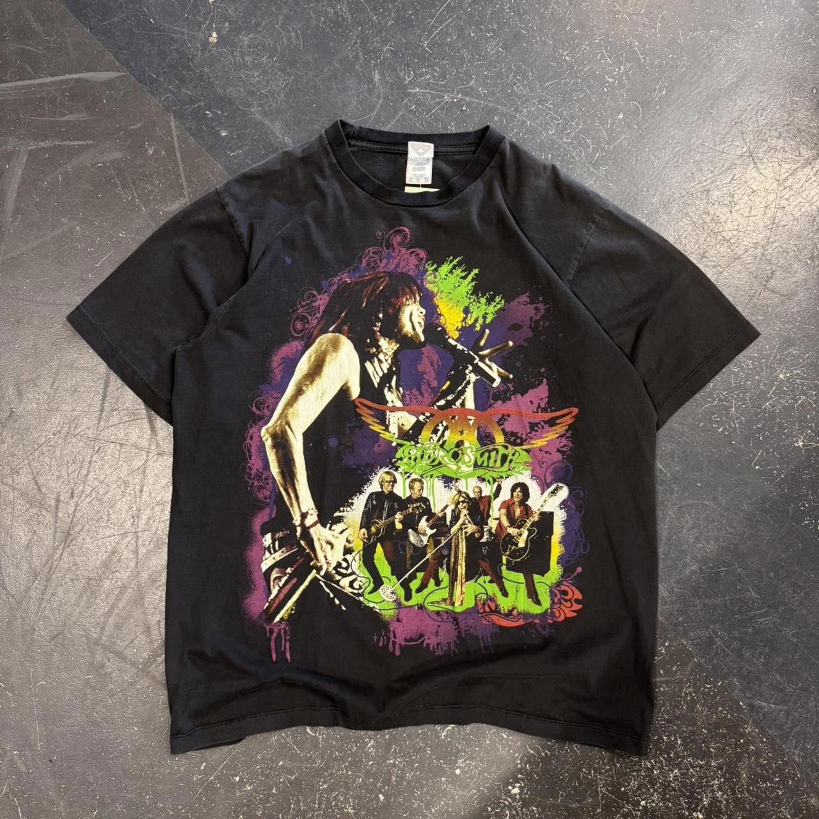 Band Tees Vintage Aerosmith Tee Size US XL / EU 56 / 4 - 1 Thumbnail