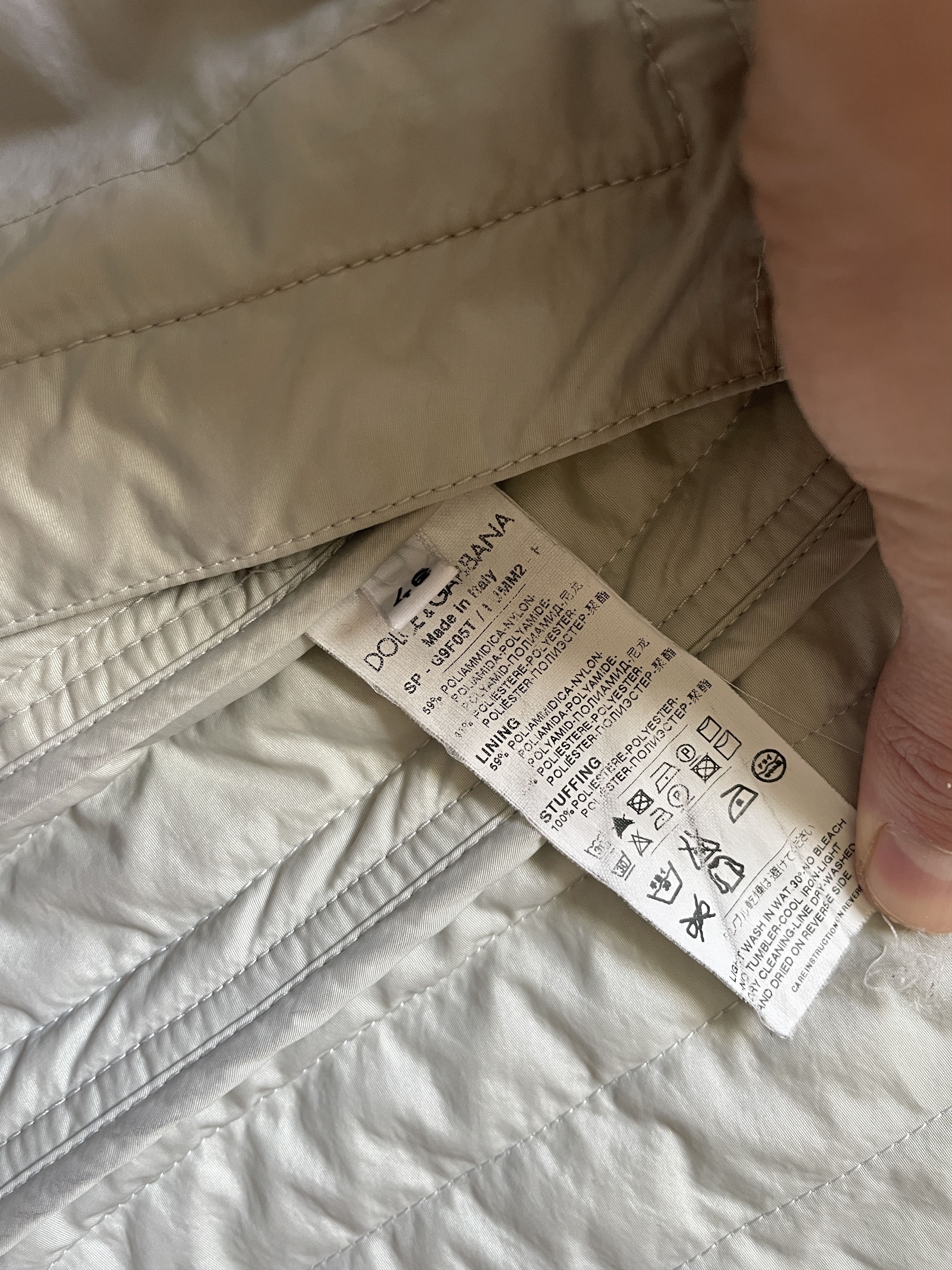 Dolce & Gabbana Y2K ARCHIVE DOLCE GABBANA BIKER INSULATED SLIM D&G JACKET Size US M / EU 48-50 / 2 - 11 Thumbnail