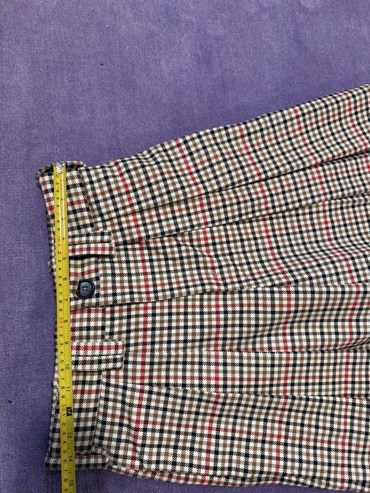S.S.Daley S.S. Daley Runway AW22 check pleated pants wide Size US 30 / EU 46 - 4 Thumbnail