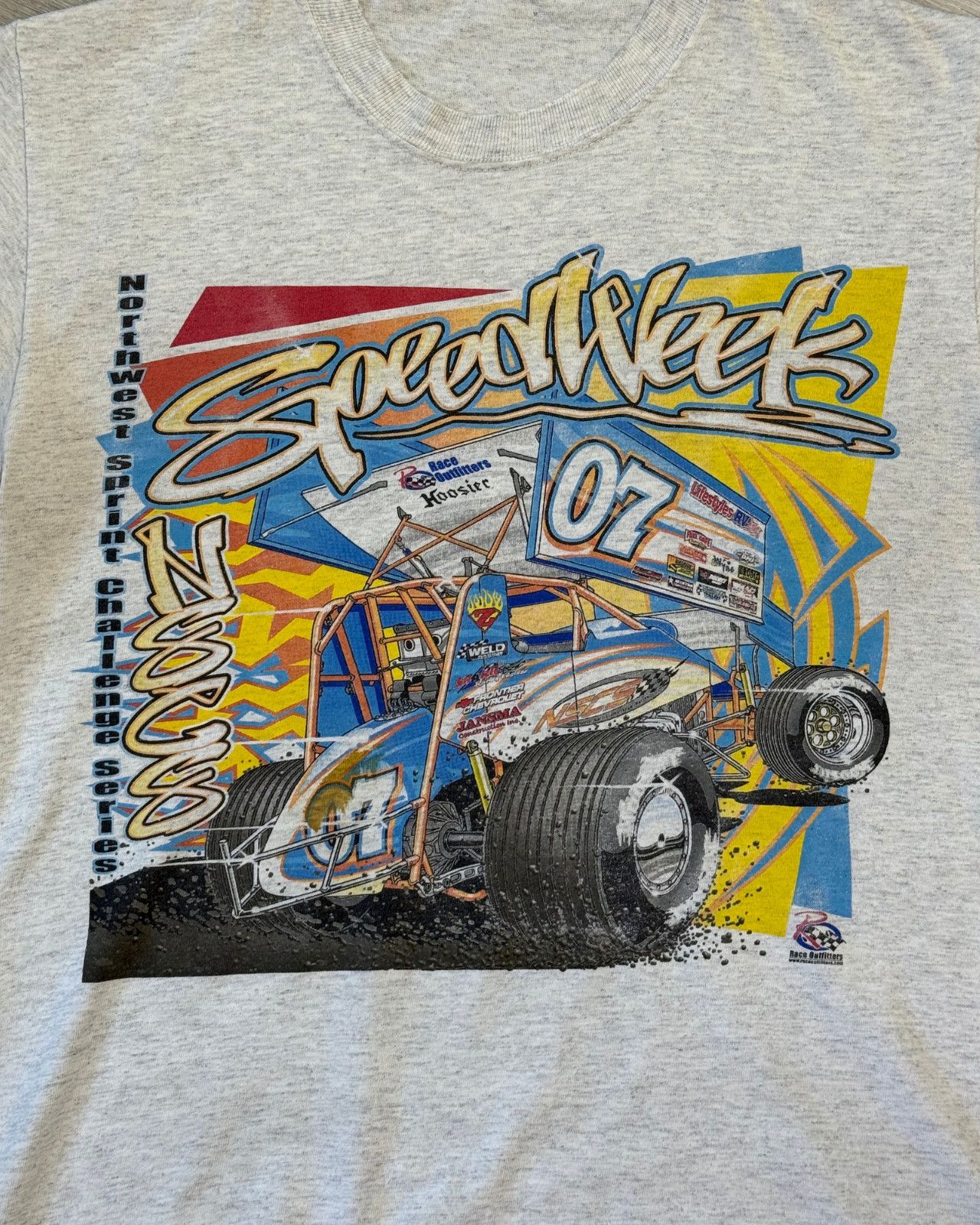 Vintage Rare 2007 Speed Week Sprint Car Racing T-Shirt - Size Small Size US S / EU 44-46 / 1 - 3 Thumbnail