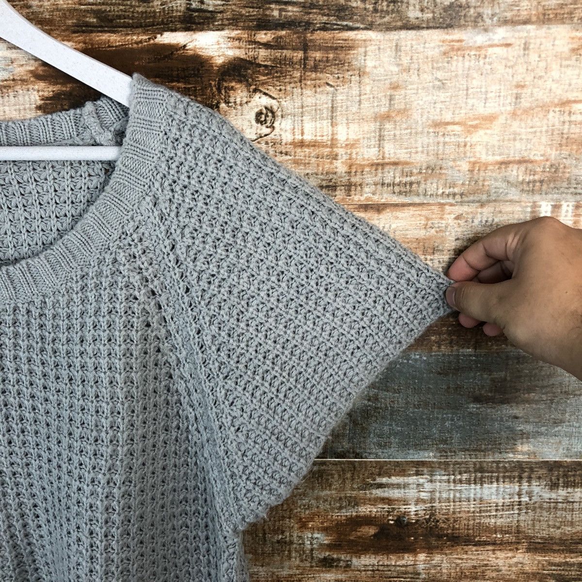 Homespun Knitwear × Japanese Brand × Jil Stuart Jills Stuart Grey streetwear knitwear #A1284 Size M / US 6-8 / IT 42-44 - 8 Thumbnail