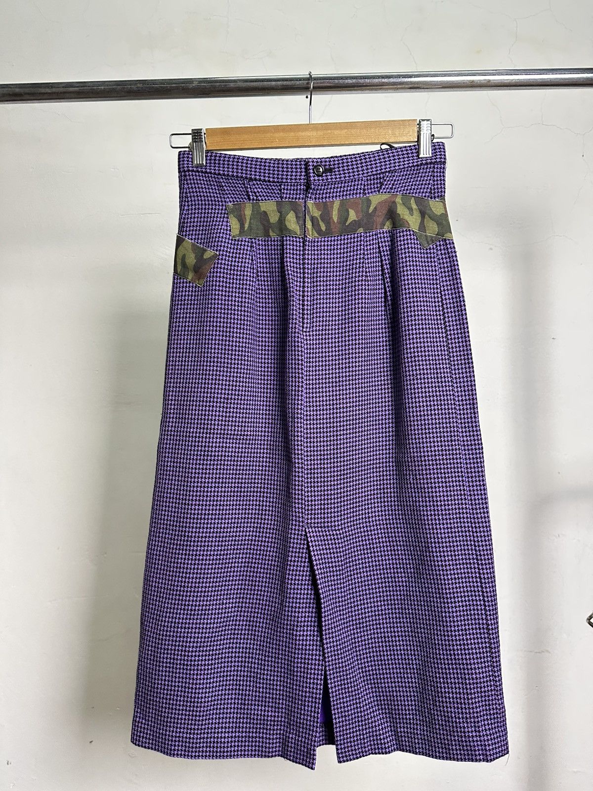 Comme des Garcons 00’s Army Camo Purple Skirt Comme Des Garcons Size 29" - 1 Thumbnail