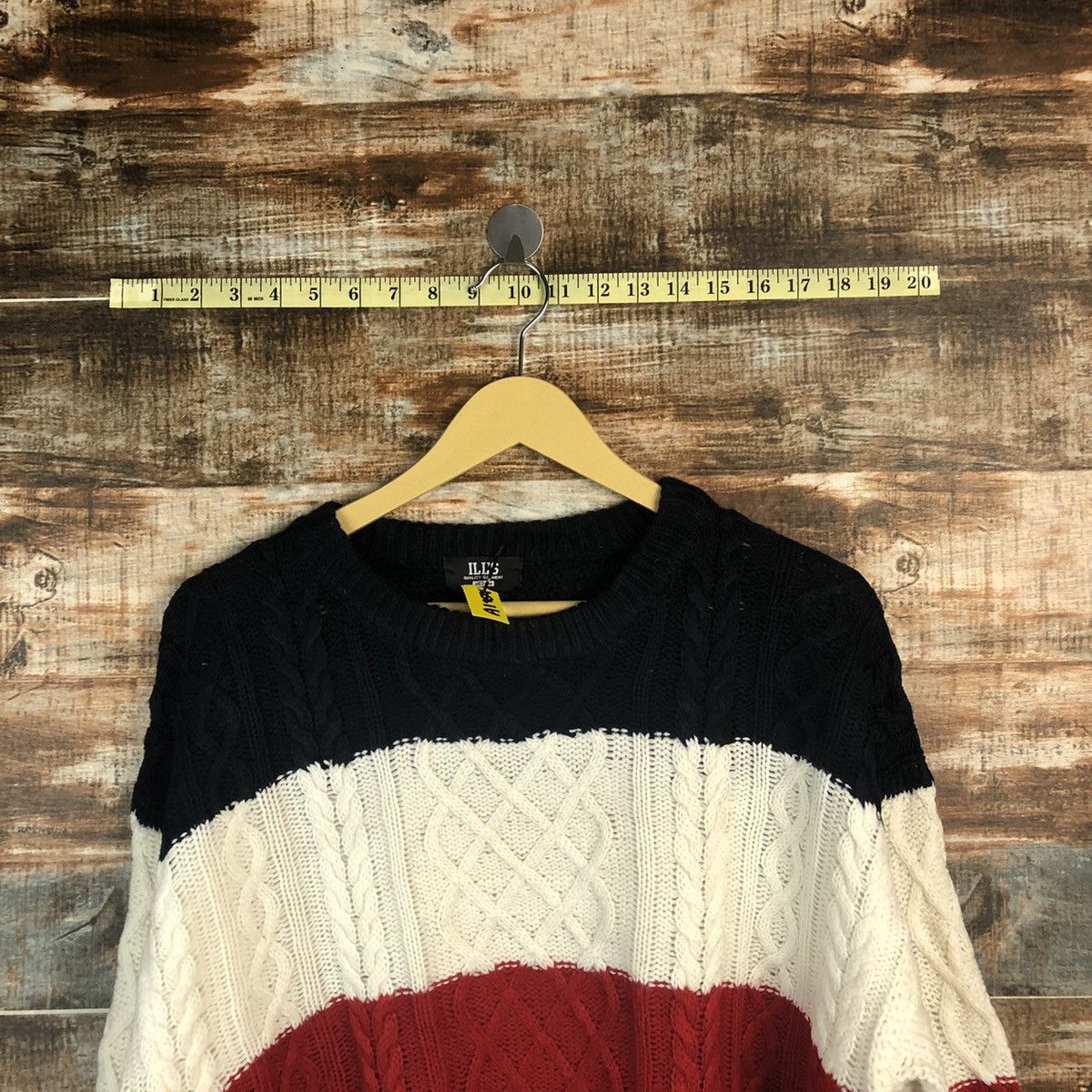 Japanese Brand Ills Stripe like kurt cobain Knitwear #A1854 Size US M / EU 48-50 / 2 - 4 Thumbnail