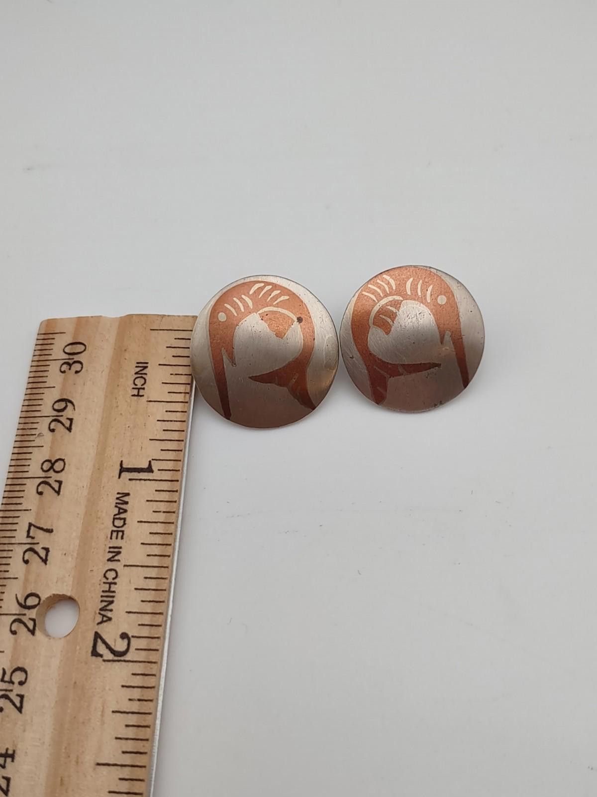 Other Taxco FJM Sterling Silver Modernist Earrings 8.2g Size ONE SIZE - 4 Thumbnail