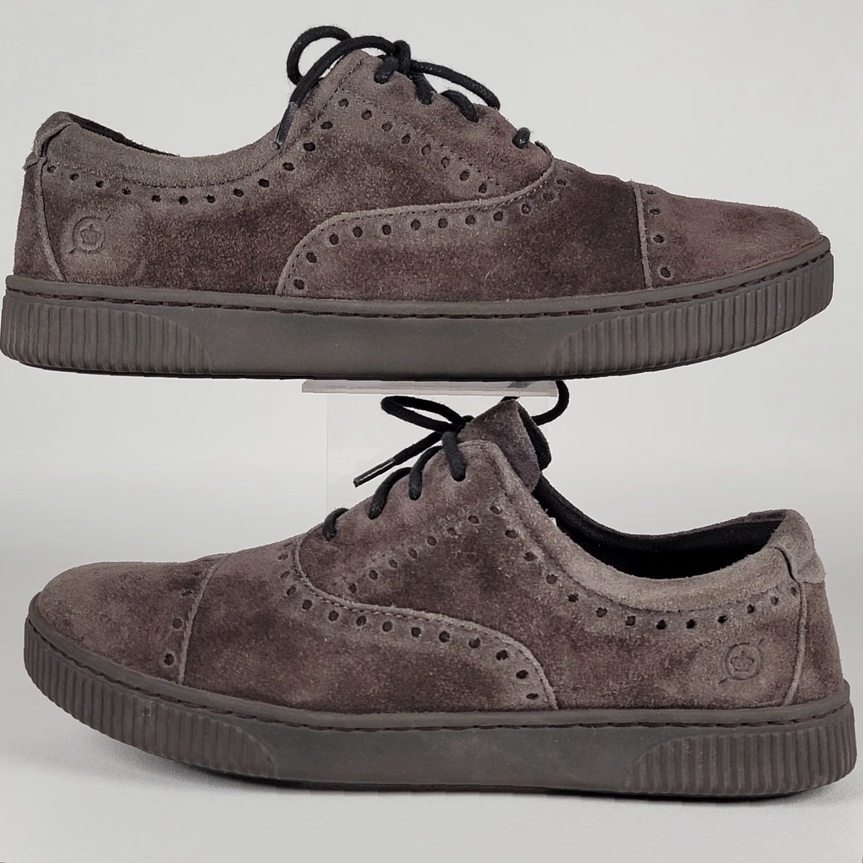Born Born Womens Cymbal Suede Cap Toe Sneakers Brown Size 8 Shoes Size ONE SIZE - 5 Thumbnail