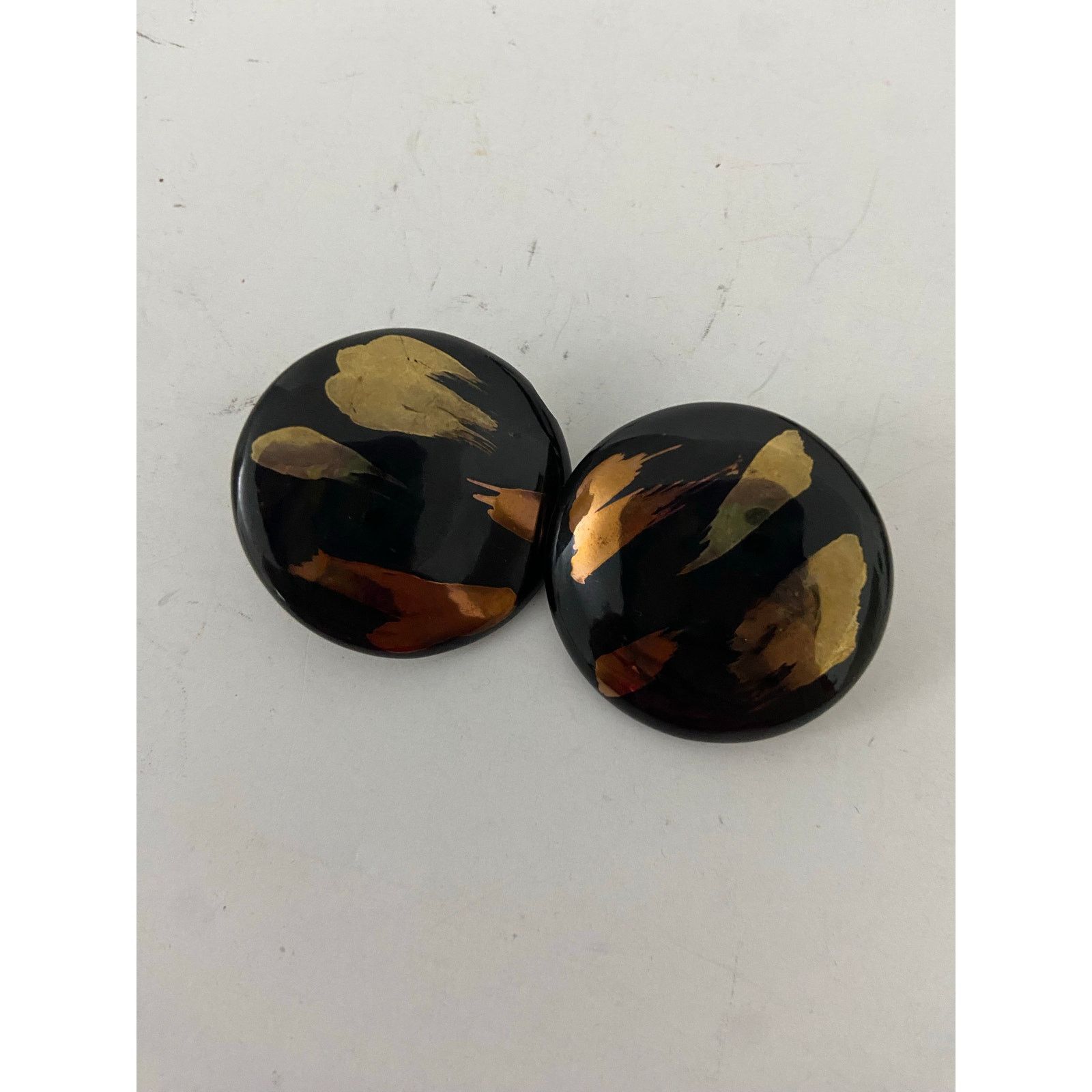 Vintage Vintage large stud earrings Size ONE SIZE - 1 Thumbnail