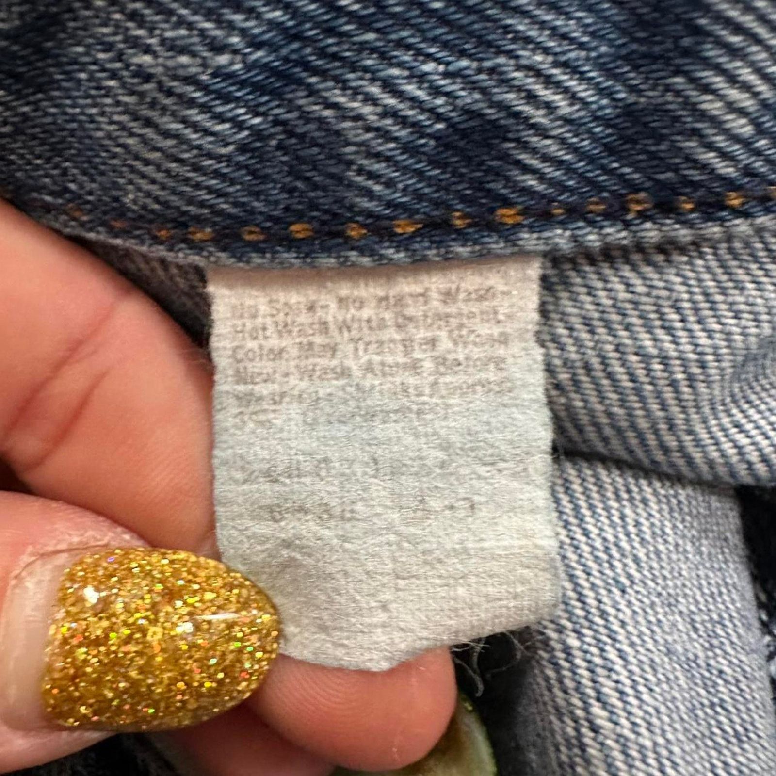 Levi's RARE Vintage Big E Levis Jeans Crazy 60s / 70s size 27" Size 27" / US 4 / IT 40 - 5 Thumbnail