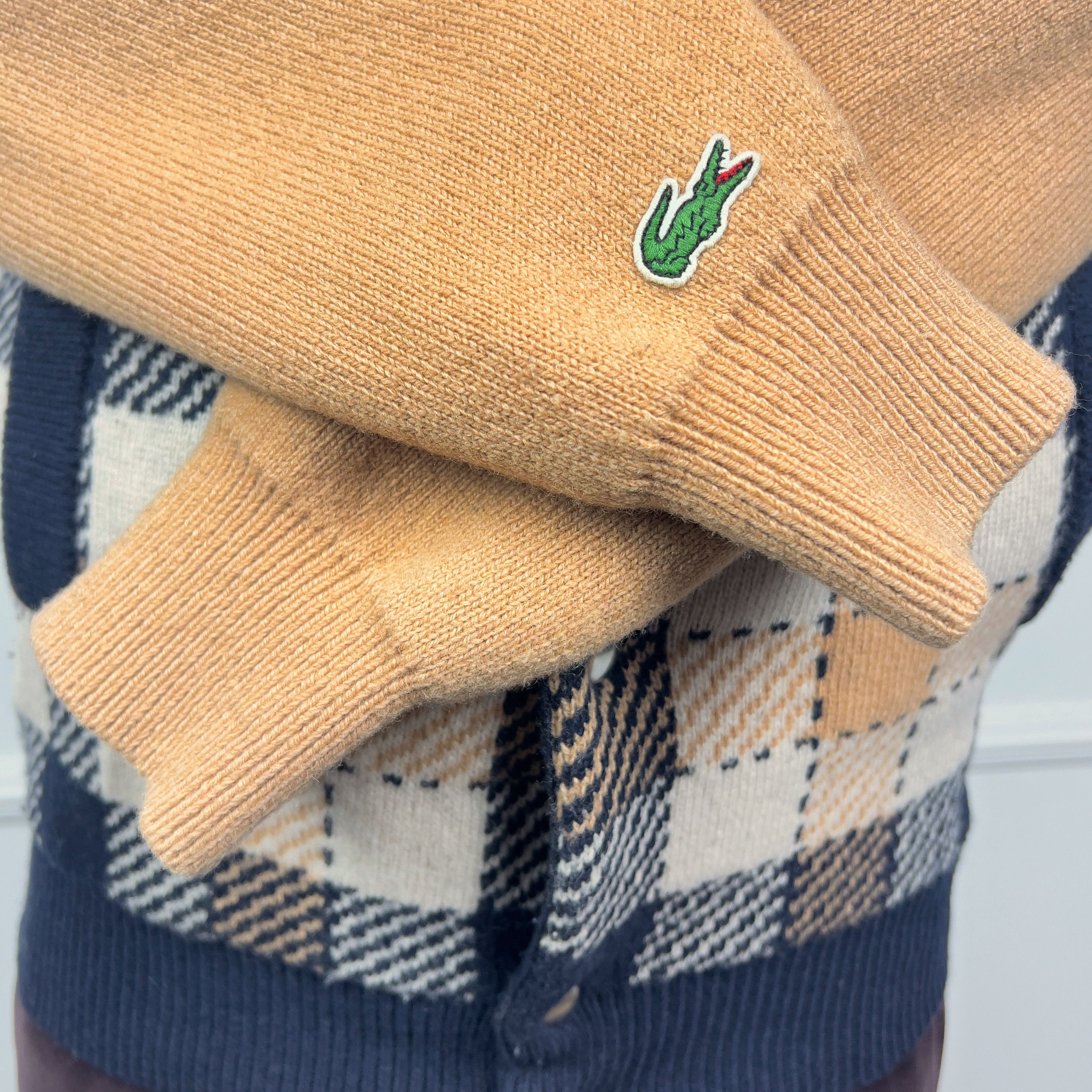 Lacoste Lacoste Live The Gentlemen Style Jacket Wool Cardigan Jamper Size US S / EU 44-46 / 1 - 8 Thumbnail