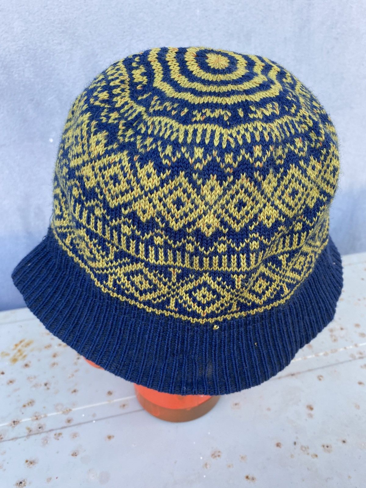 Frapbois FRAPBOIS ISSEY MIYAKE CABLE KNIT BUCKET HAT Size ONE SIZE - 2 Thumbnail