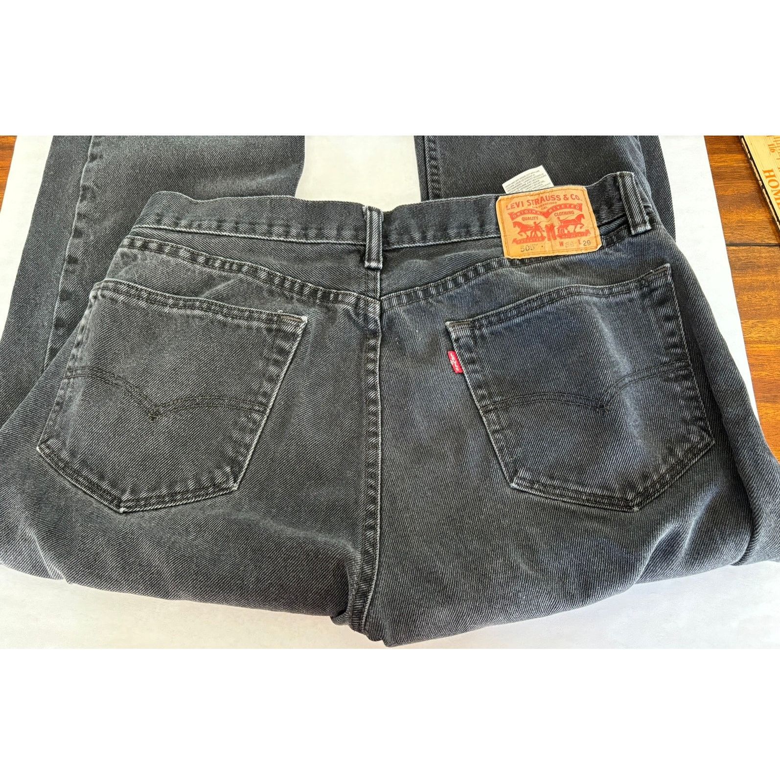Levi's Levis Black 505 2013 Jeans Size 36x29 Size US 36 / EU 52 - 6 Thumbnail