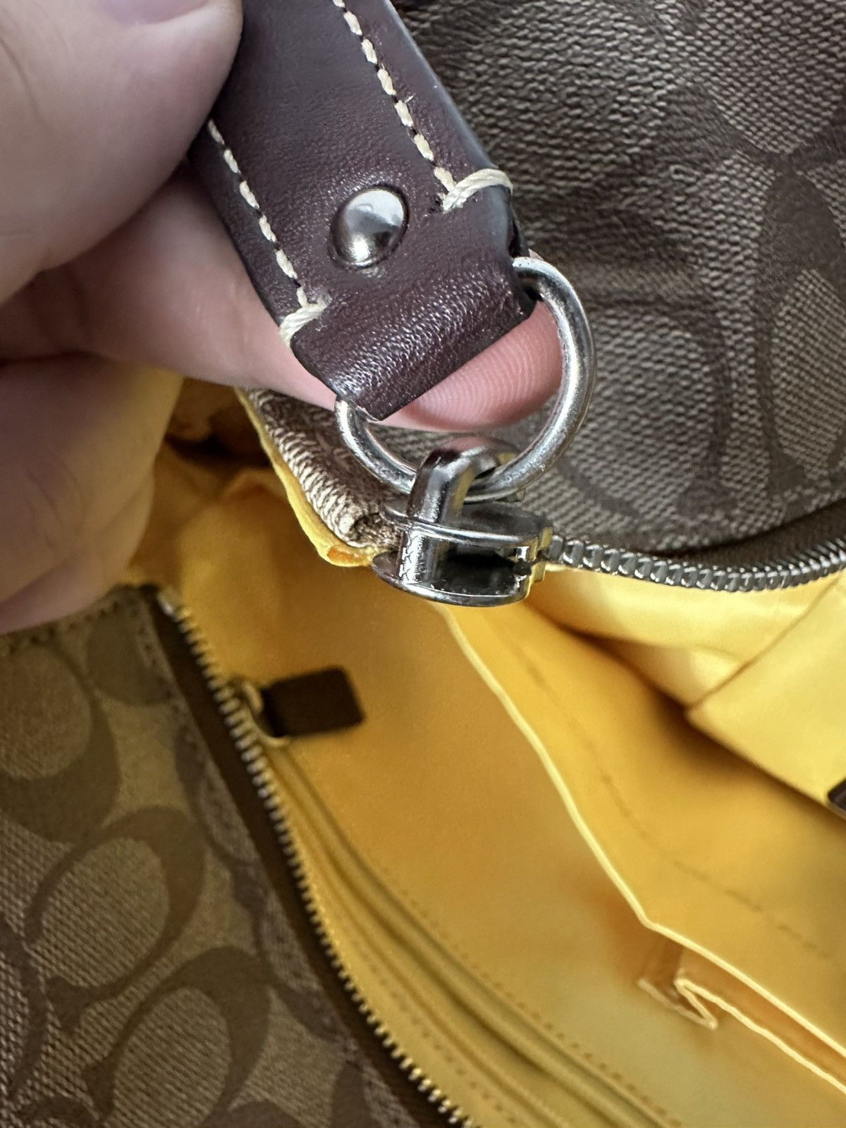 Coach Authentic Coach Heritage Stripe Large Tote bag Size ONE SIZE - 9 Thumbnail