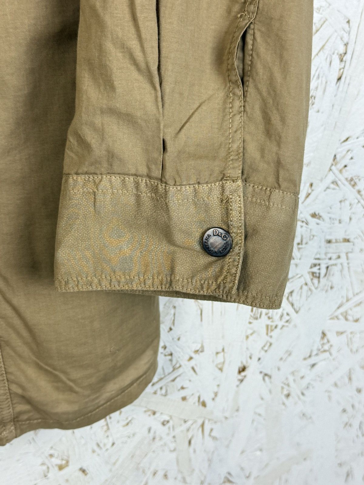 Dolce & Gabbana NWT Dolce & Gabbana 2003 Military Long Sleeve Button Up L Size L / US 10 / IT 46 - 4 Thumbnail