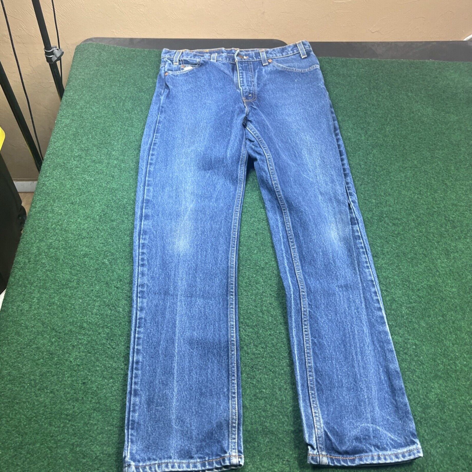 Levi's Vintage 1996 LEVIS 505 Orange-Tab Jeans 33x31 (Tag 34x33) Faded See Photos Size US 33 - 6 Thumbnail