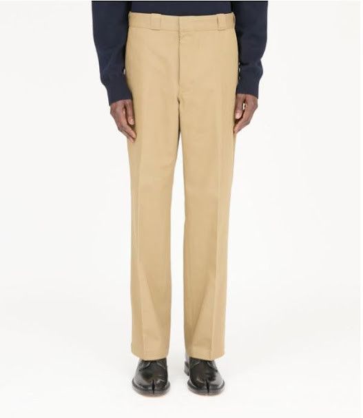 Maison Margiela o1w1db11225 Skater Chino Pant in Beige Size US 34 / EU 50 - 1 Thumbnail