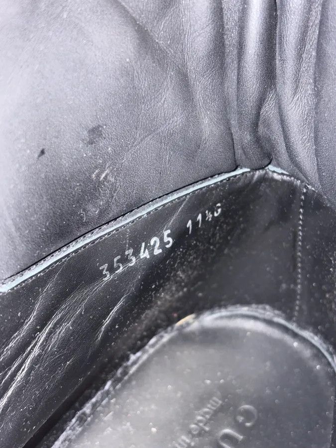 Gucci 2000s Gucci Black Lace-Up Combat Leather Boots Size US 12.5 / EU 45-46 - 9 Thumbnail