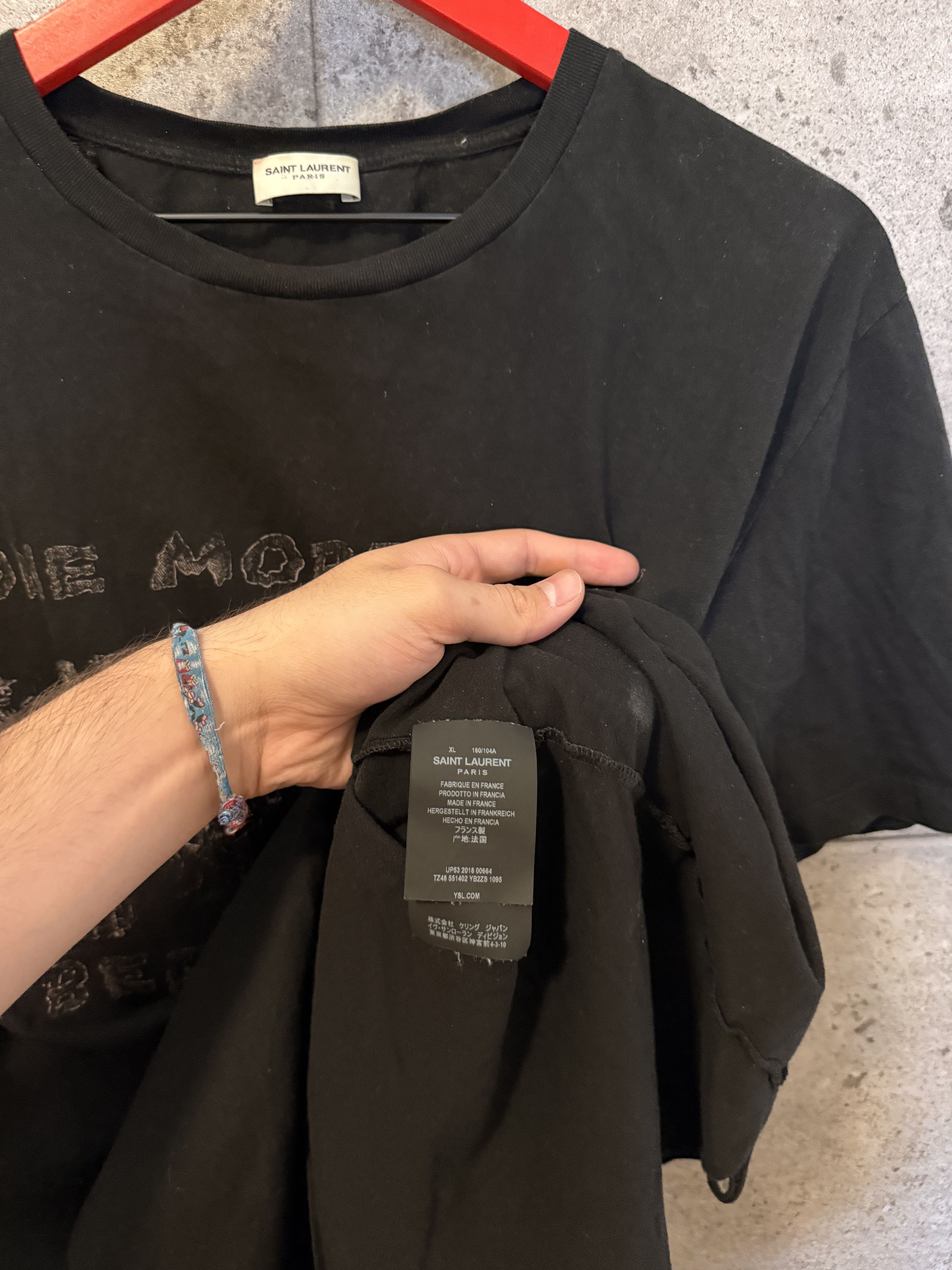 Hedi Slimane × Saint Laurent Paris Saint Laurent Hedi Slimane one more shot thin t shirt Size US L / EU 52-54 / 3 - 5 Thumbnail