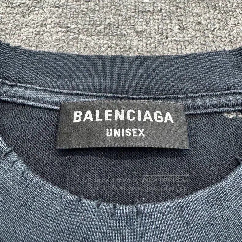 Balenciaga Balenciaga Distressed Logo Print T-shirt. Size US XS / EU 42 / 0 - 2 Thumbnail
