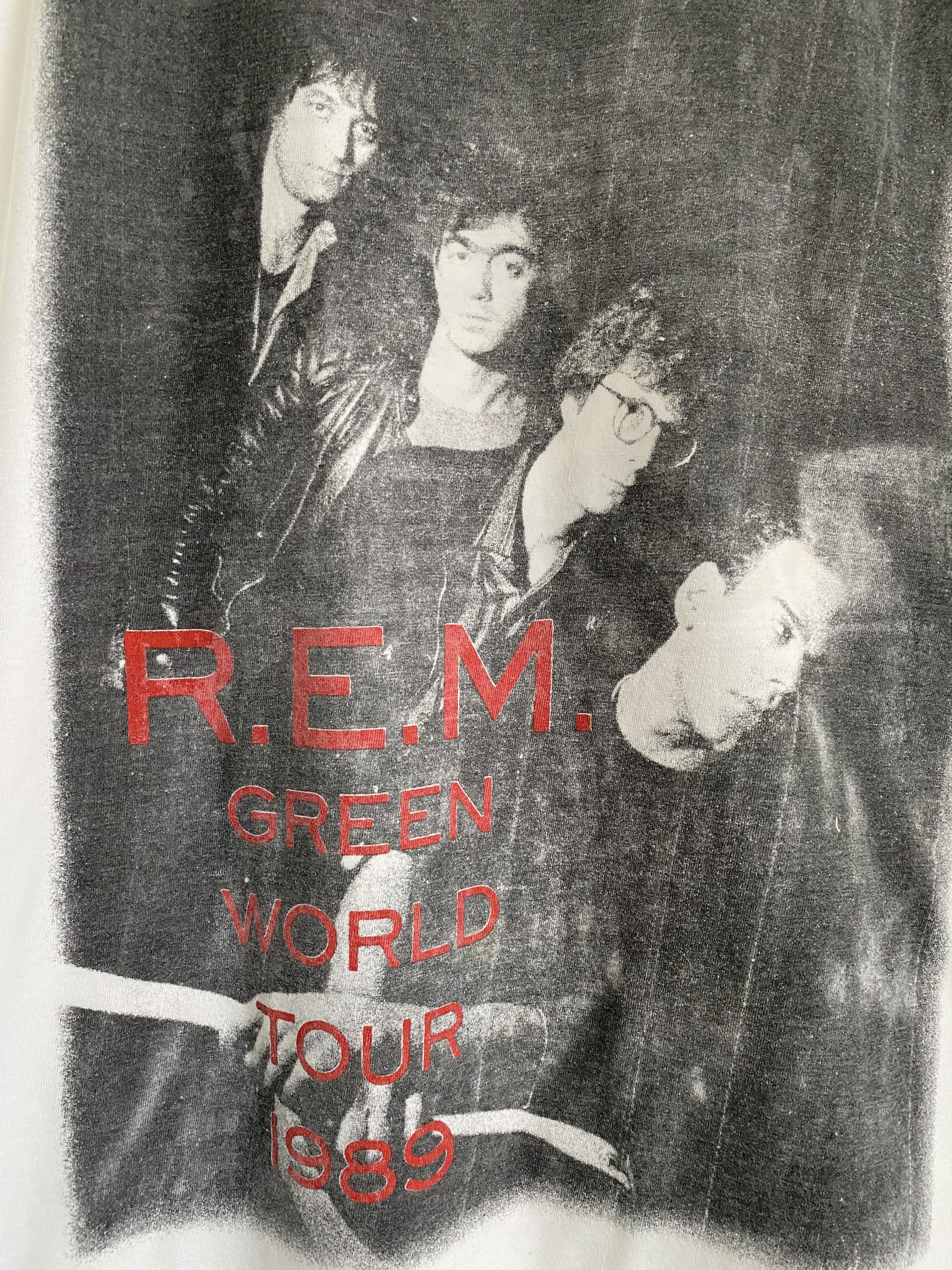 Band Tees × Vintage Vintage 80s R.E.M. Green World tour 1989 t-shirt Size US XL / EU 56 / 4 - 2 Thumbnail