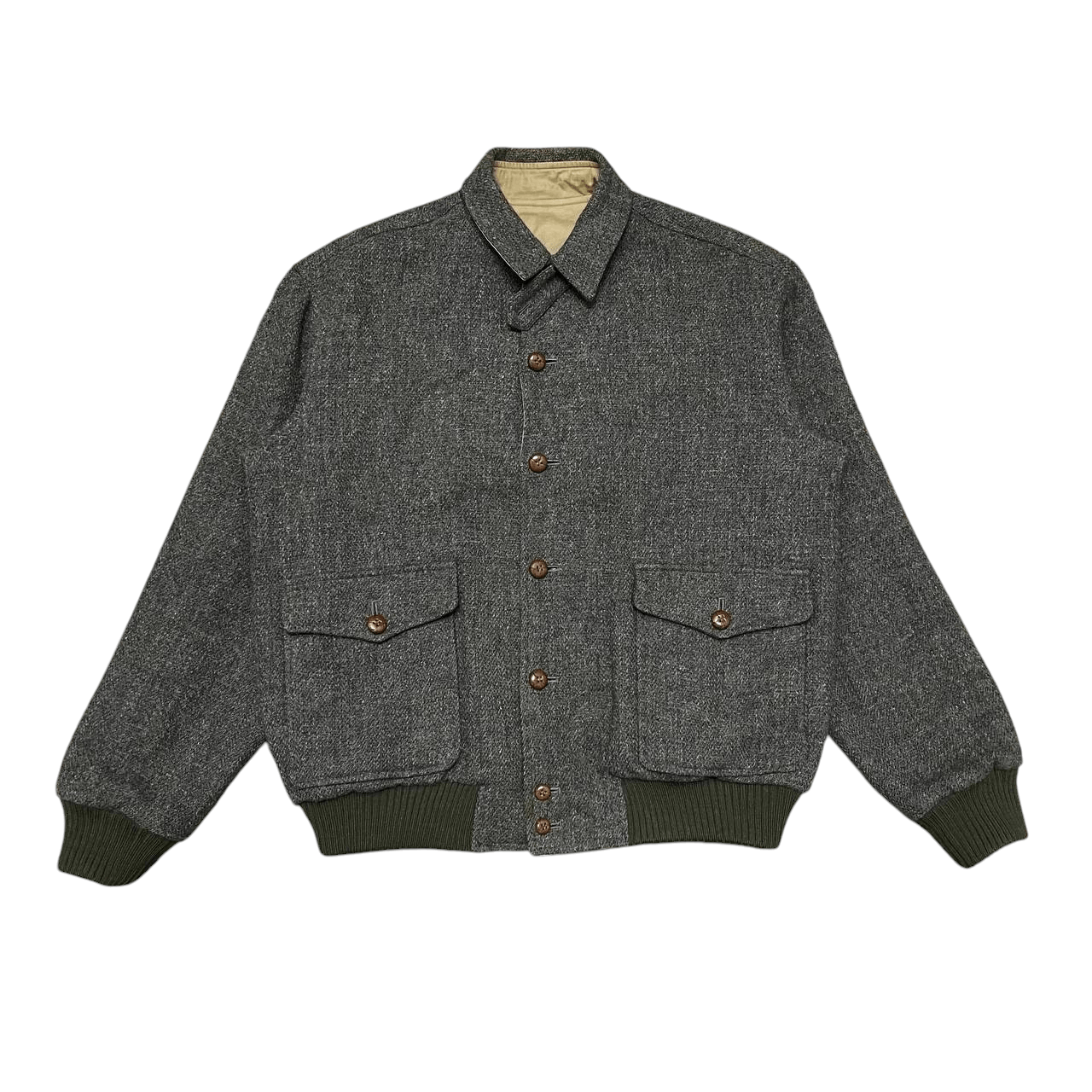 Paul Stuart Vintage Paul Stuart Wool Reversible Bomber Style Jacket Size US M / EU 48-50 / 2 - 3 Thumbnail