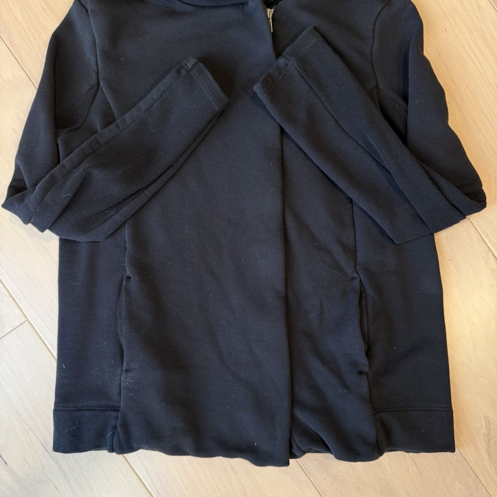 James Perse James Perse Jacket Women's 4 Cotton Full Zip Asymmetrical Size S / US 4 / IT 40 - 5 Thumbnail